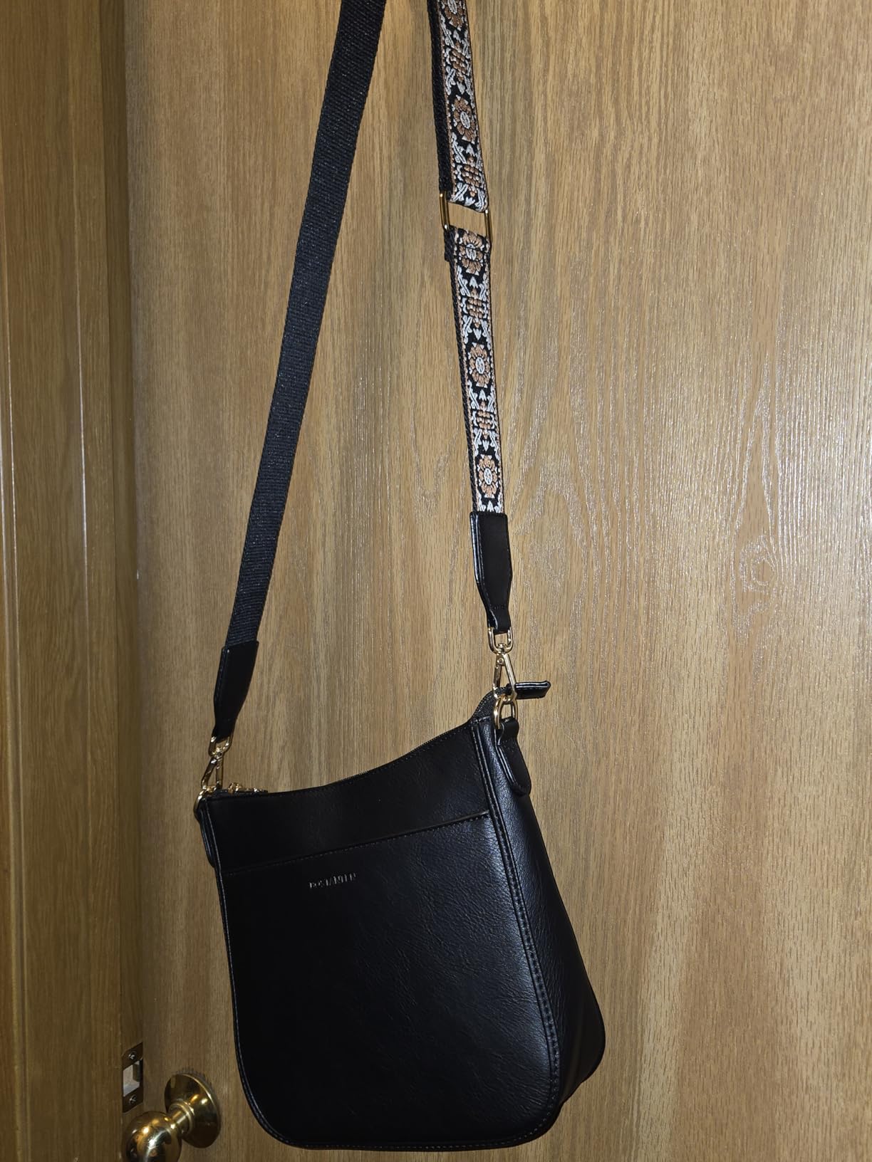 BOSTANTEN Crossbody Bags for Women Vegan Leather Purse Wide Shoulder Strap | Comfort Adjustable Guitar Strap, Roomy, Multi Pockets, Lightweight, Structured Right Size, Versatile for Everyday Travel customer photo 2