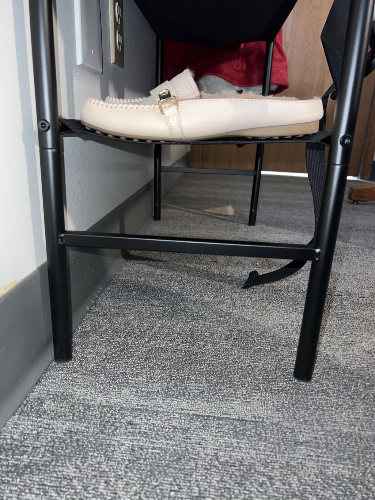 Simple Houseware Coat Rack with Shelf, Standing Hall Tree with Hooks, Black customer photo 2