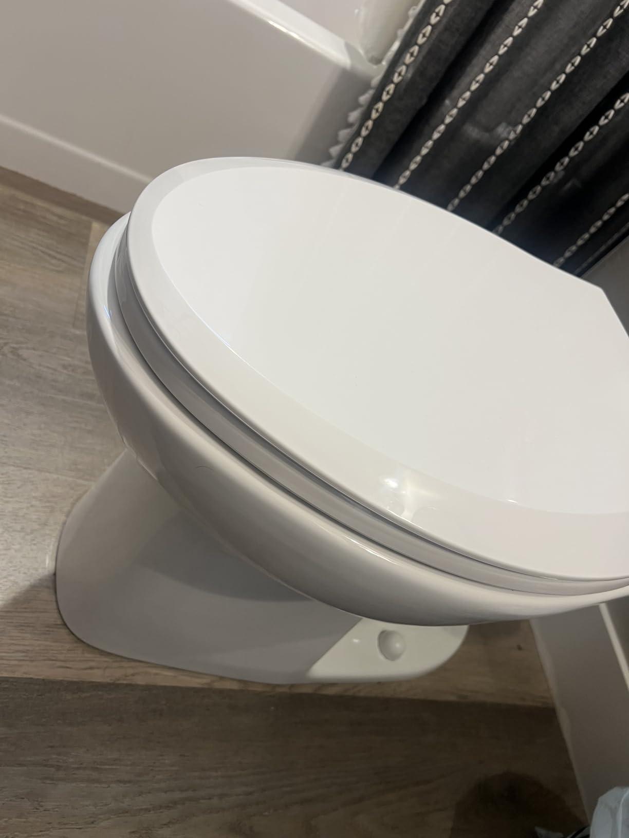 Toilet Seat, Elongated Toilet Seat with Toddler Seat Built in, Potty Training Toilet Seat Elongated Fits Both Adult and Child, with Slow Close and Magnets- Elongated customer photo 1