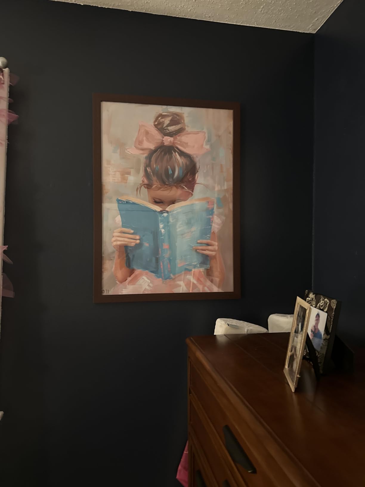 Americanflat 12x18 Poster Frame - Matted to 11x17 - Black customer photo 1