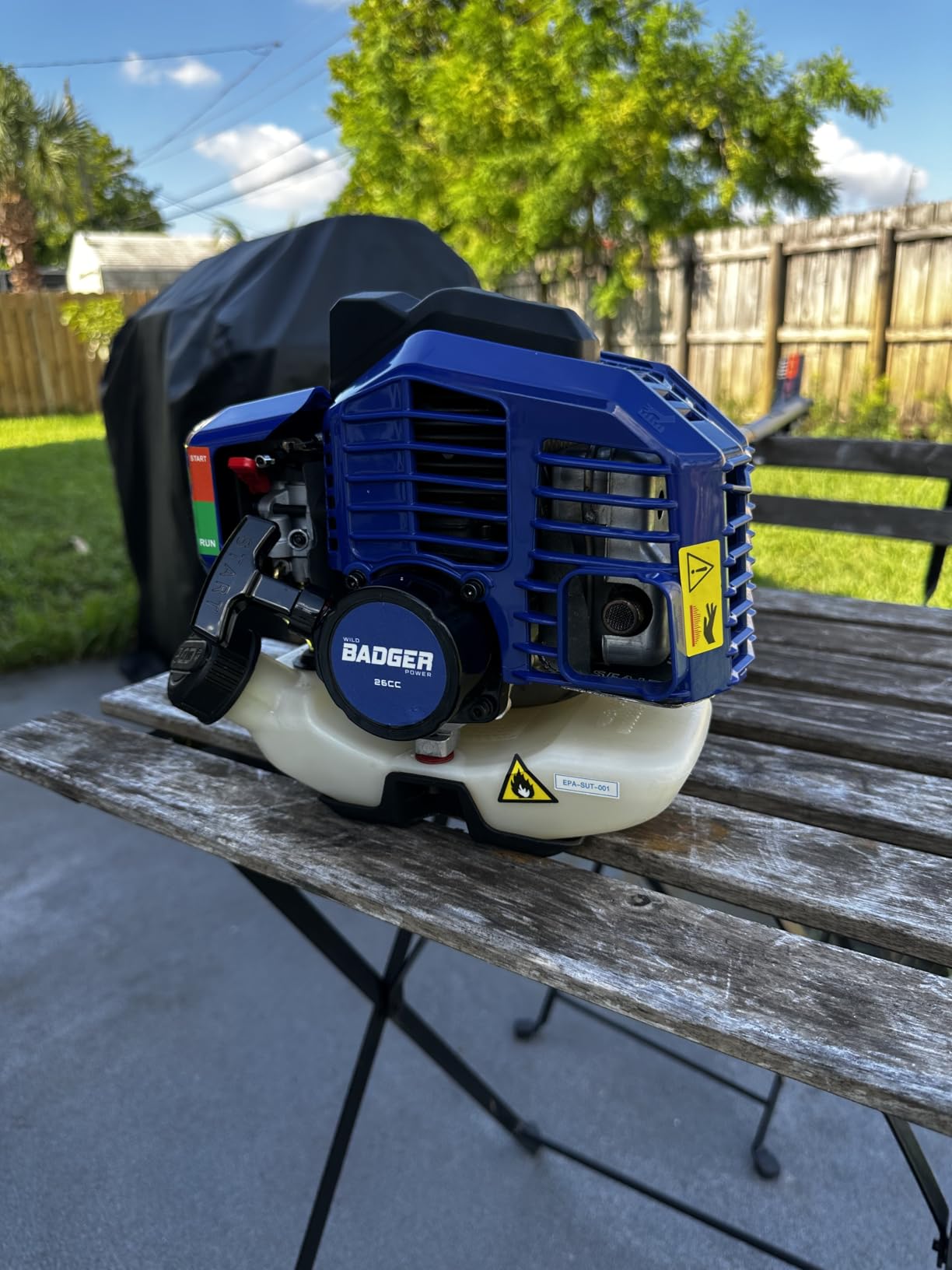 Wild Badger Power 26cc 2-Cycle Gas Weed Wacker, 4-in-1 Wheeled Edger Kit customer photo 1