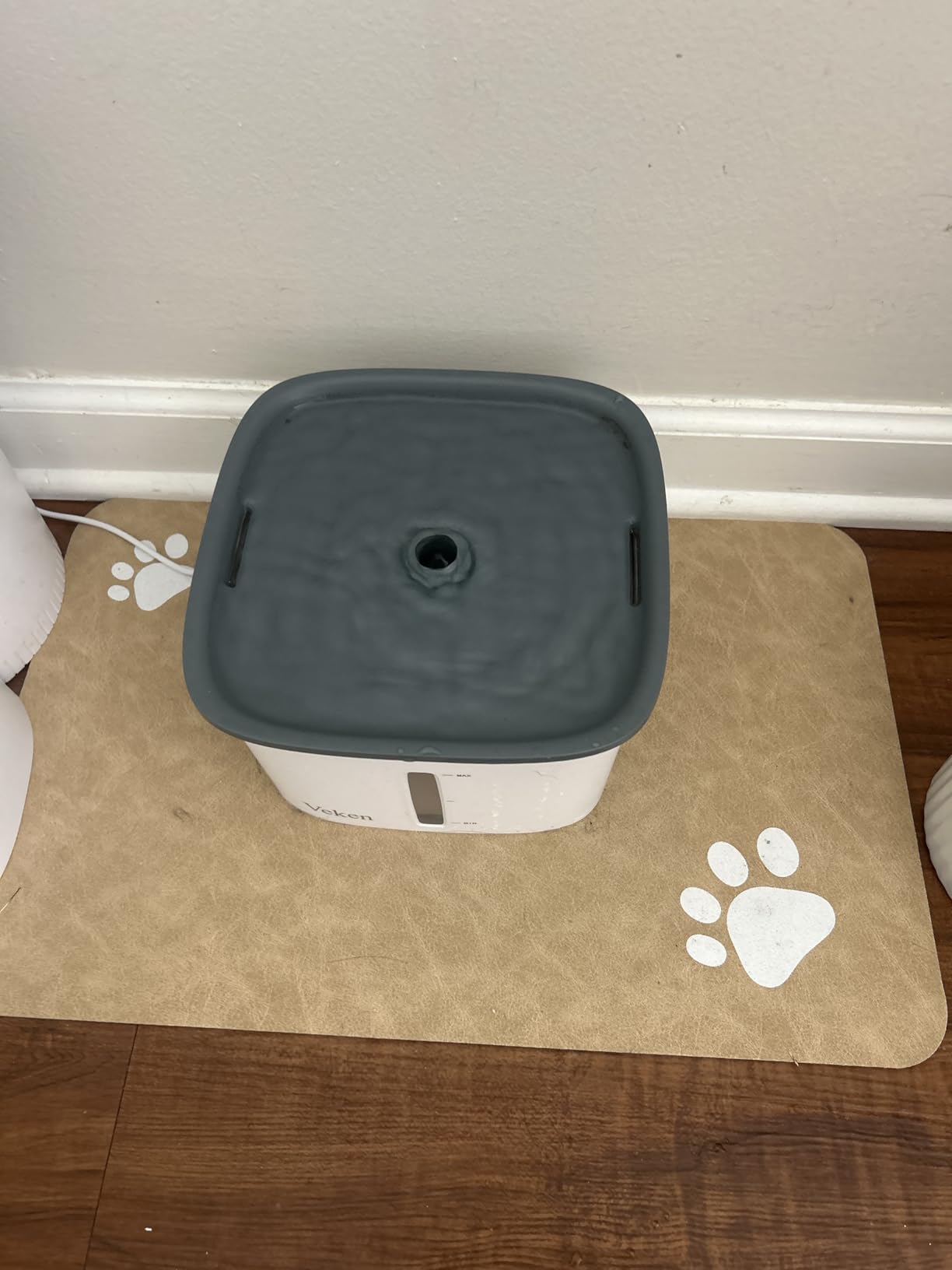 PADOOR Pet Feeding Mat-Absorbent Dog Mat for Food and Water Bowl-No Stains Easy Clean Dog Food Mat-Quick Dry Water Dispenser-Puppy Supplies Accessories customer photo 2