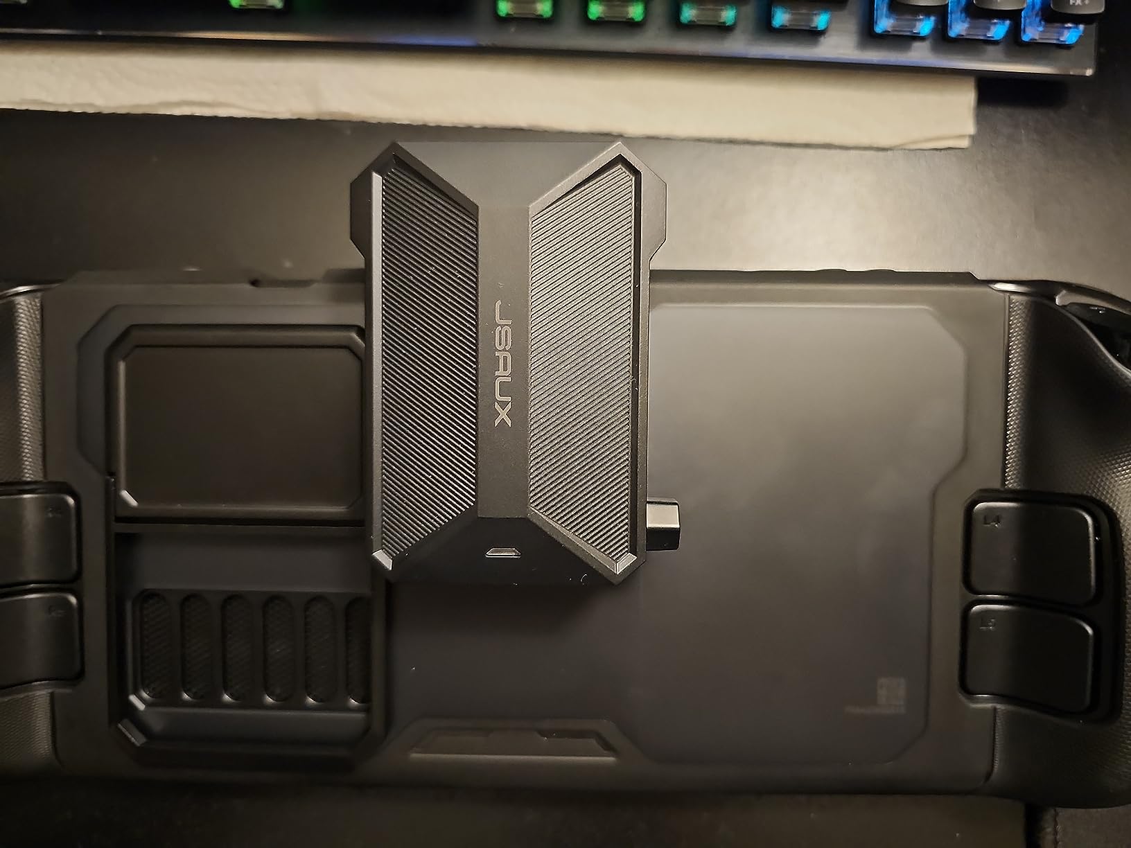 JSAUX ModCase for Steam Deck/Steam Deck OLED, PC0104 Modular Valve Steam Deck Case Include Protective Case, Face Cover, Cooling Fan, Metal Bracket and Strap - Cooler Set | Steam Deck Modular Case Include Detachable Front Shell, Protective Shell, Cooling Fan, Metal Bracket and Strap customer photo 2
