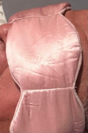nodpod Mineralized Silk Gentle Pressure Sleep Mask, Weighted Eye Mask customer photo 1