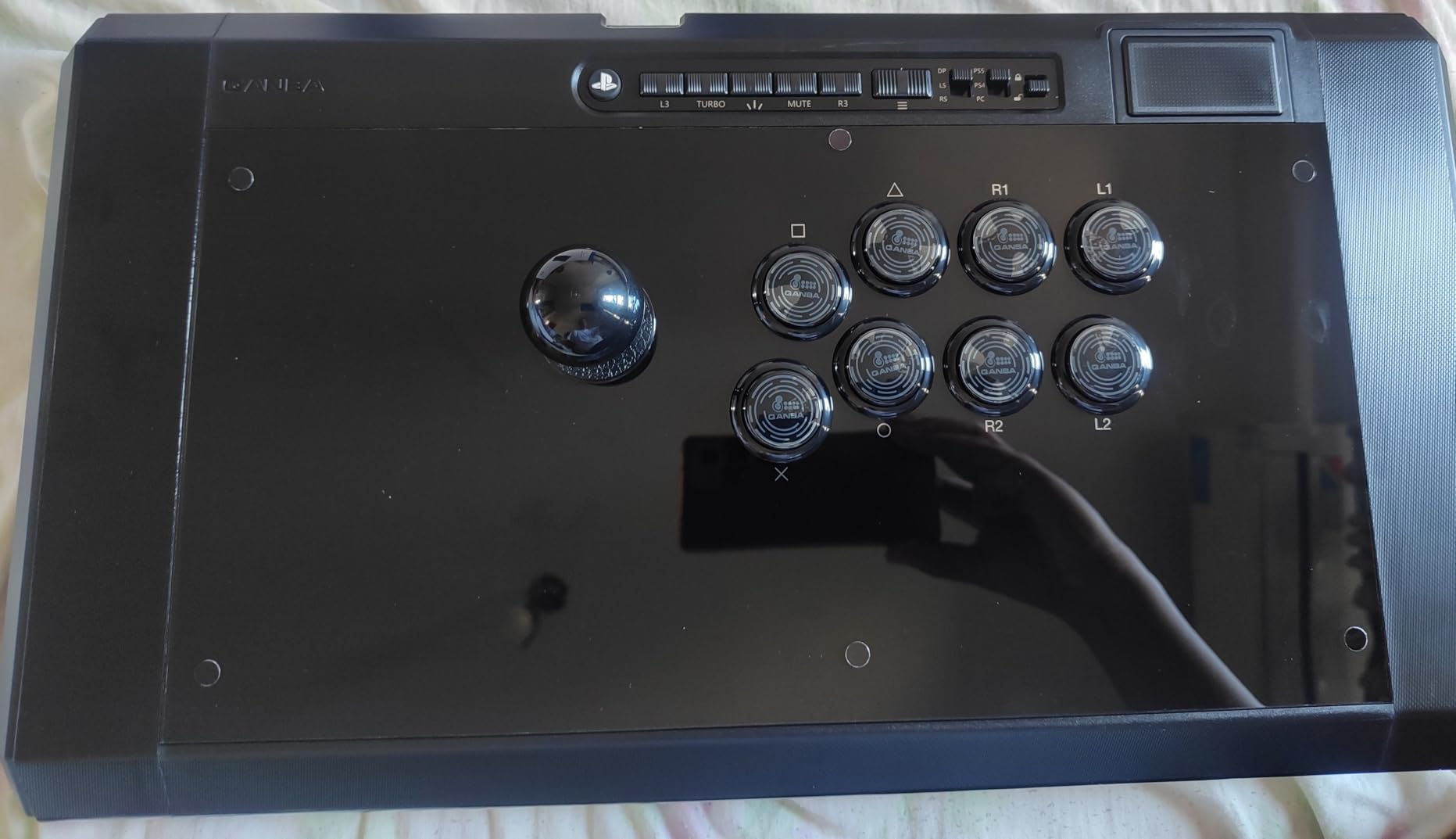 Qanba Q7 Obsidian 2 Wired Joystick for PlayStation 5/4 and PC (Fighting Stick) Officially Licensed Sony Product customer photo 1