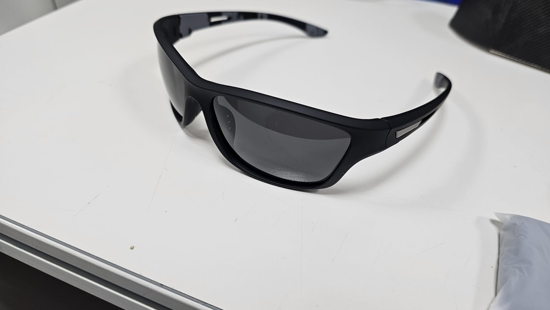 suoso Polarized Sports Sunglasses for Men: UV400 Protection Glasses Wrap Around Goggles for Driving Fishing customer photo 2