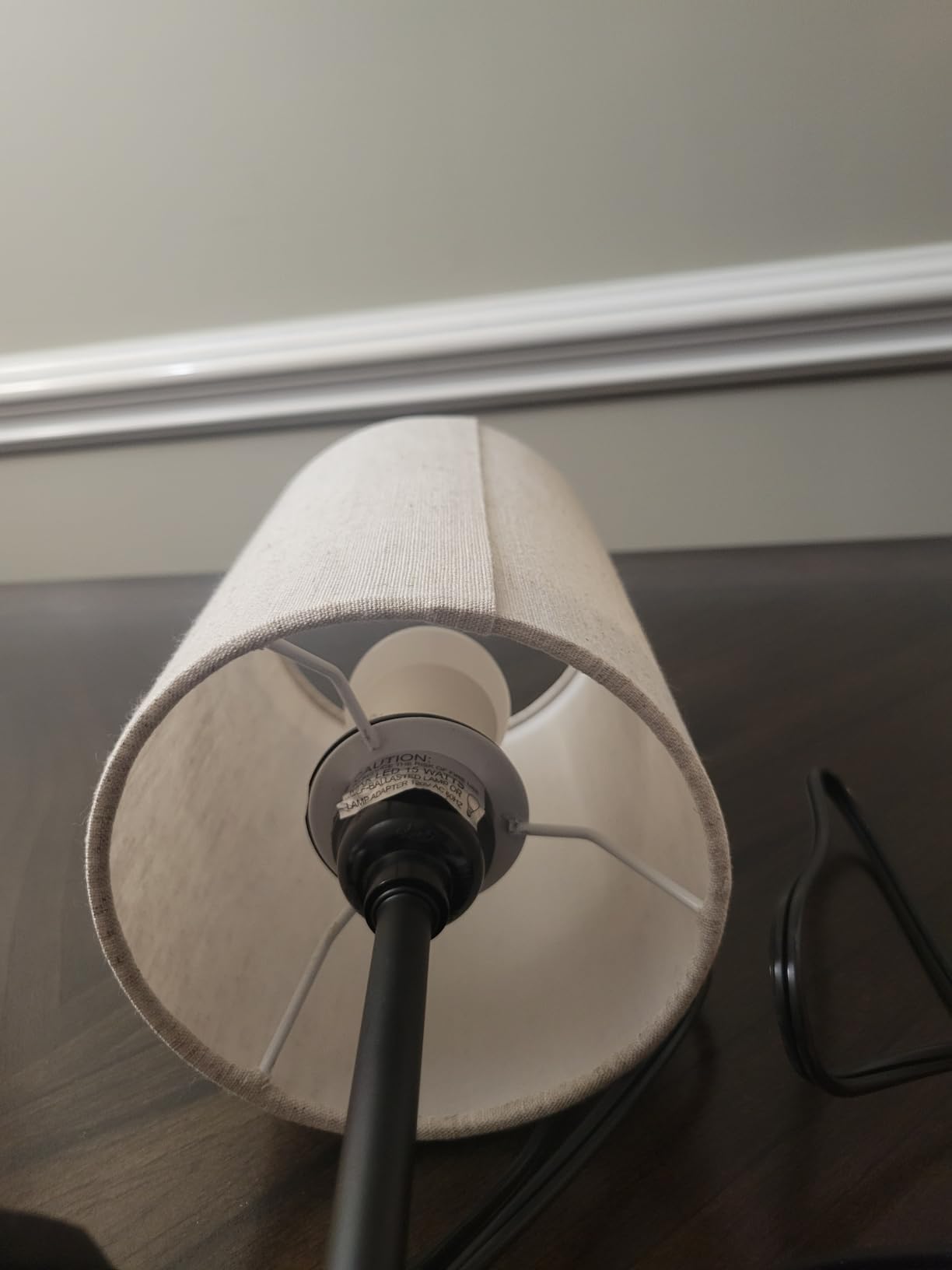 RISLG Small Table Lamp, Bedside Table Lamp for Bedroom, Lamp for Nightstand with Linen Fabric Shade, Minimalist Modern Desk Lamp for Living Room Office Dorm Kids Room customer photo 2
