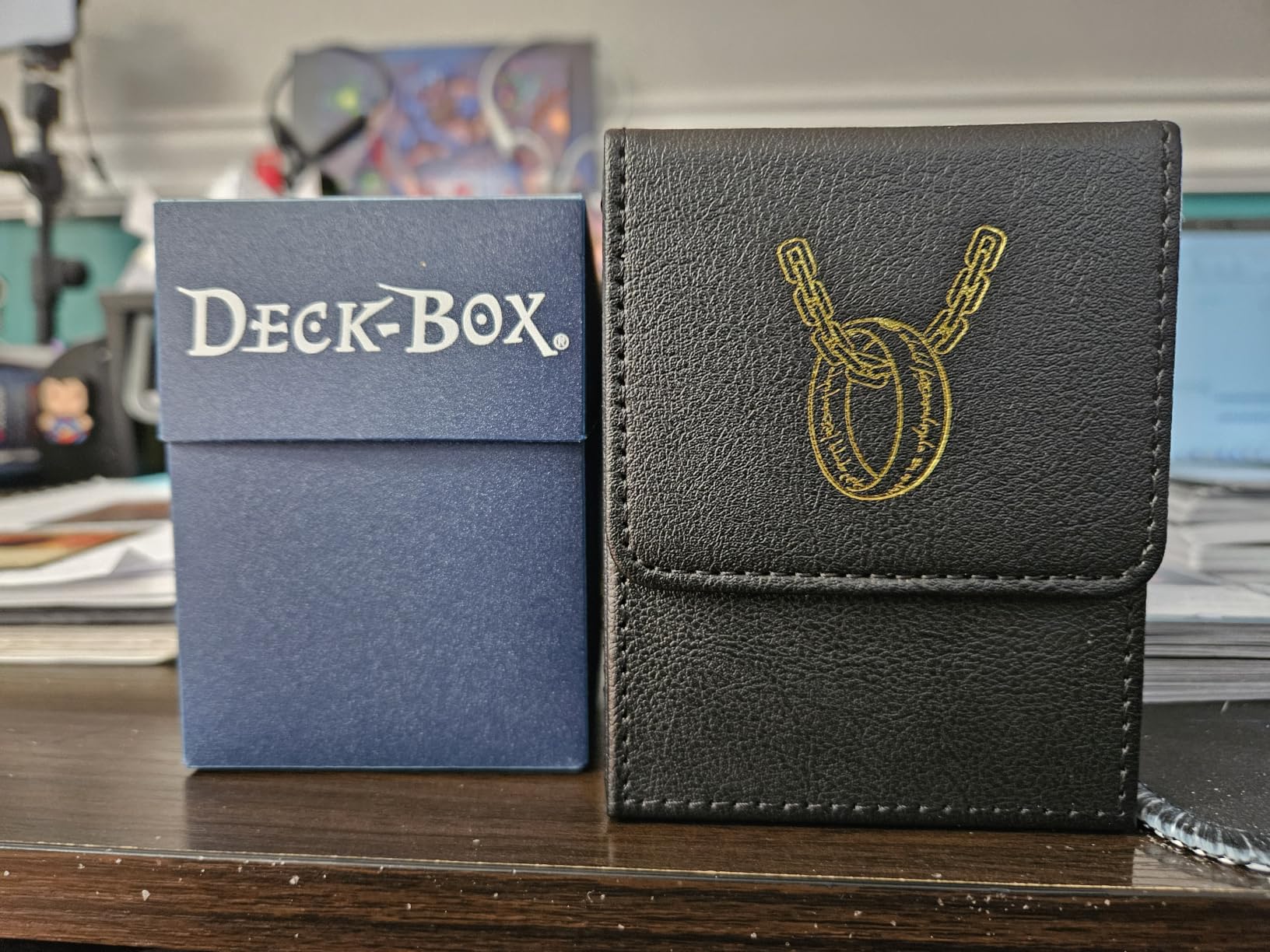 ZLCA MTG Deck Box Holds 120+ Single Sleeved Cards Commander Deck Box | Magnetic Card Storage Box for Magic the Gathering TCG CCG (Black) customer photo 1