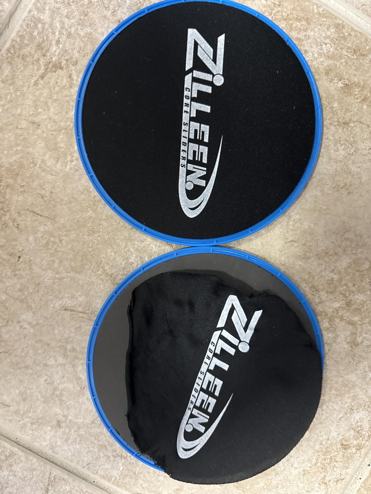 ZILLEEN Exercise Sliders for Working Out Pilates Fitness Discs 2pcs customer photo 2
