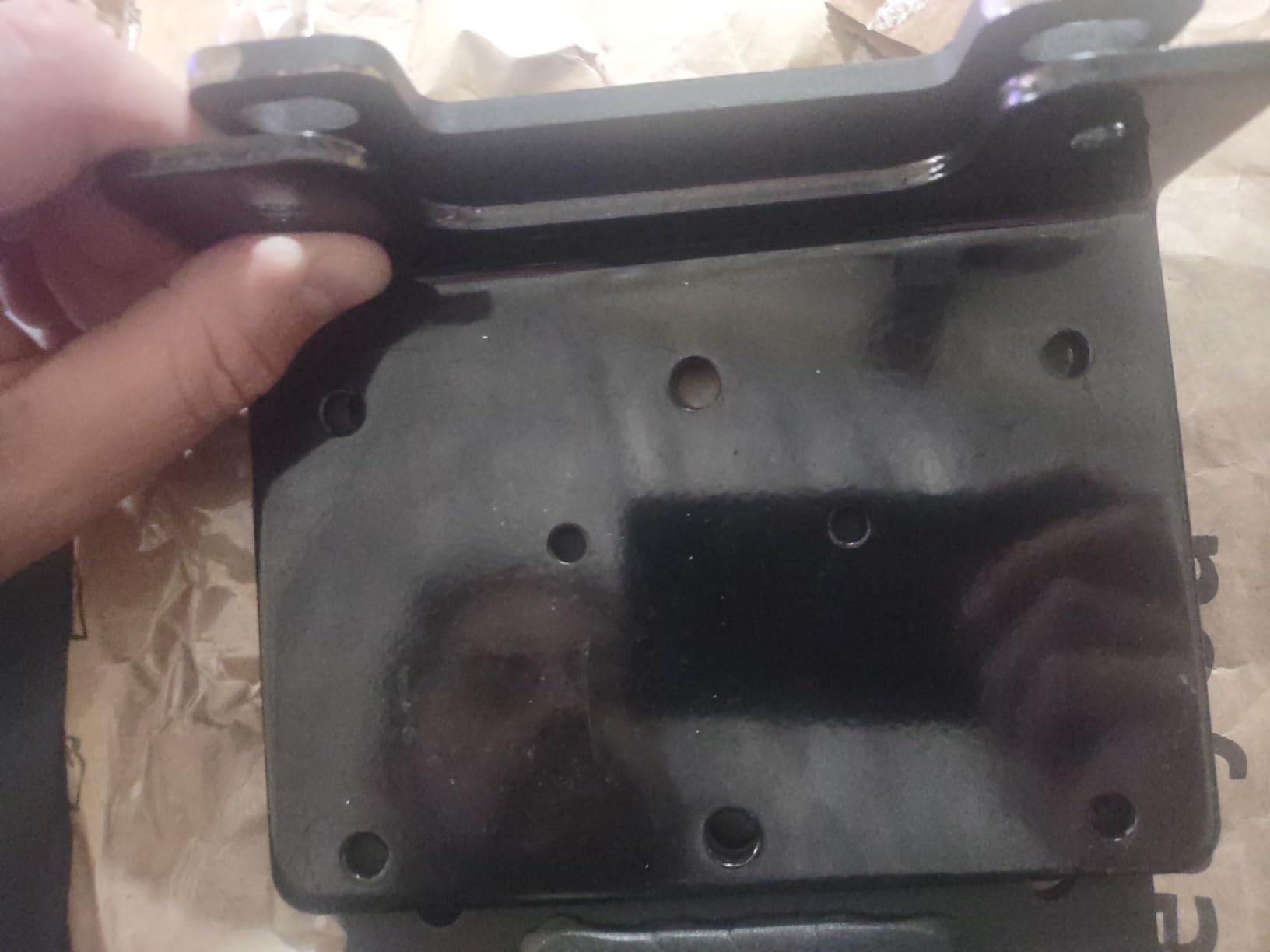 lifgarfe Universal Trailer Winch Plate Hitch Mount Winch Cradle Mounting Plate with 2
