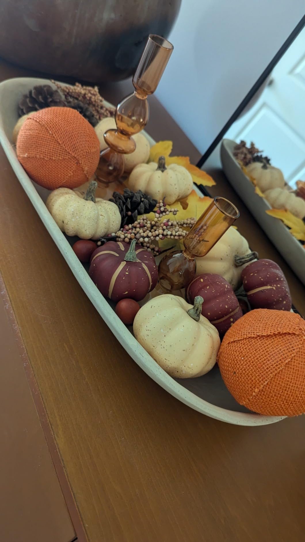 Artgar Pumpkin Decor Set, 23 PCS Fall Harvest Bowl Filler Decorations customer photo 2