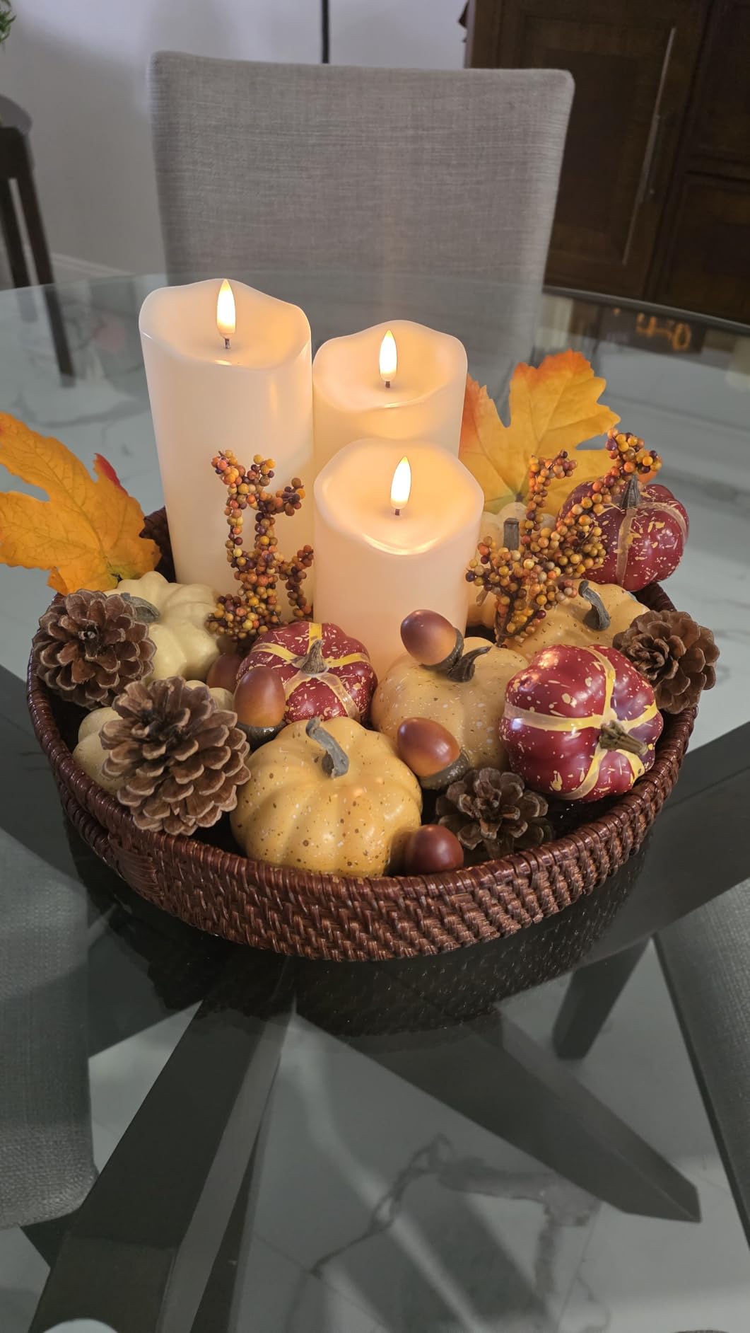 Artgar Pumpkin Decor, 8 PCS Halloween Pumpkin customer photo 2
