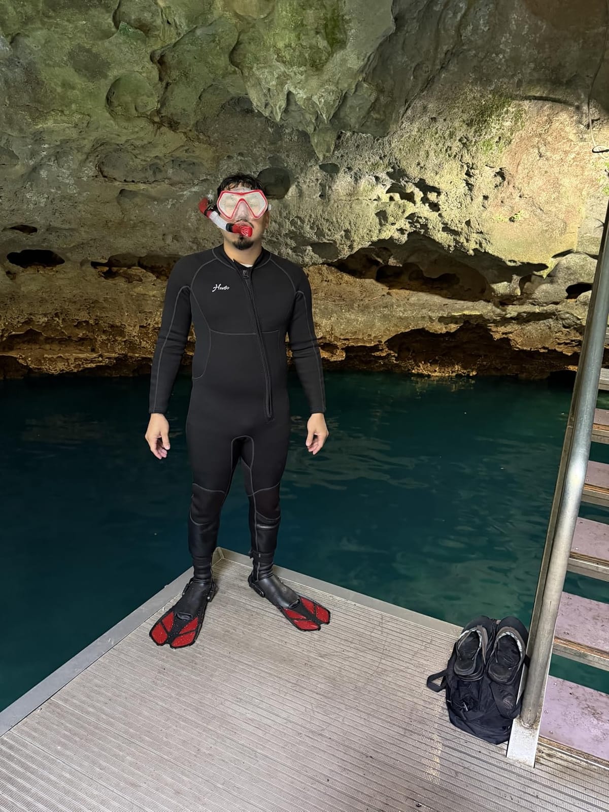 Hevto Men Wetsuit 3/2mm Neoprene Front Zipper for Surfing Diving | 16 Size Options with Regular Short and Tall Fits Wet Suit in Cold Water for Swimming Snorkeling Kayaking and SUP customer photo 2