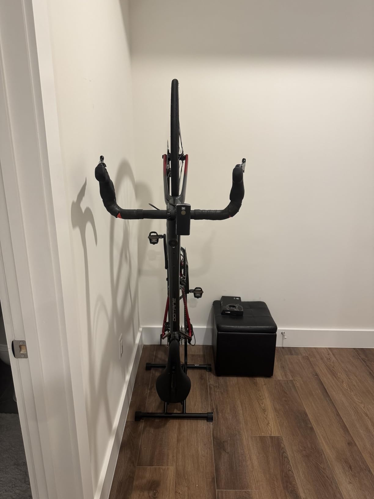 CyclingDeal Upright Bike Stand Floor - Vertical & Horizontal Bicycle Stand Bicycle Storage - Safe & Secure Bike Storage Rack - for Wheels Sizes up to 29