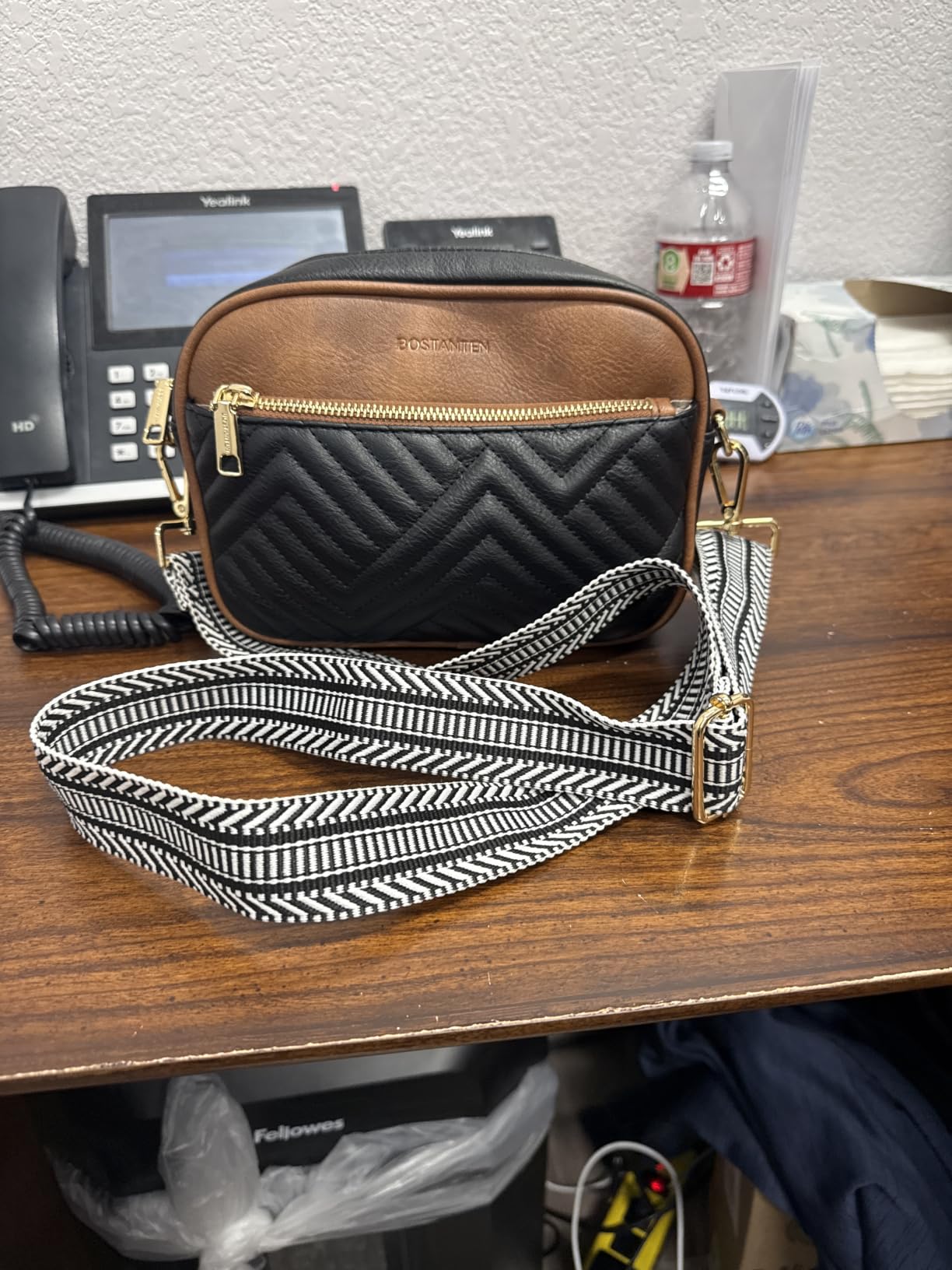 BOSTANTEN Quilted Small Crossbody Bag for Women Vegan Leather Purses | Adjustable Wide Strap, Rfid Blocking, Card Slot, Multi Pockets, Cute,Trendy, Everyday Travel Shopping Use customer photo 2