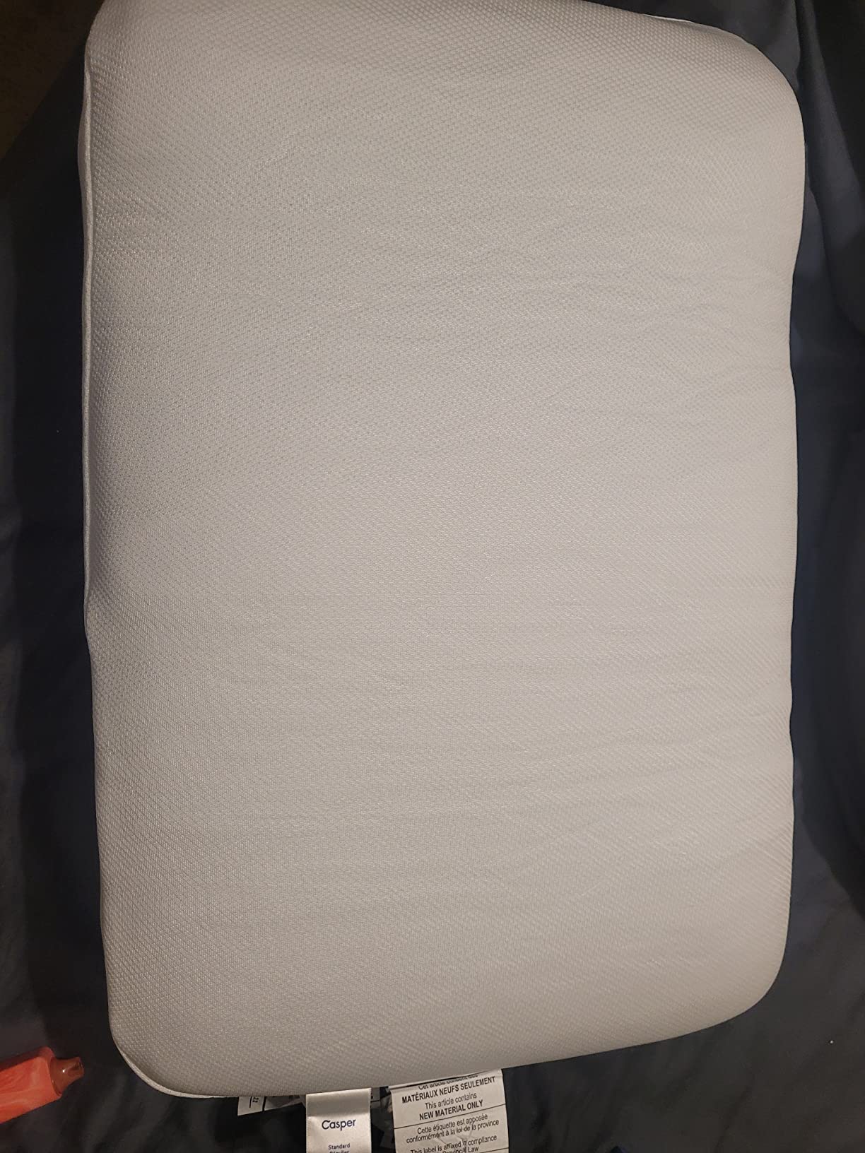 Casper Sleep Essential Cooling Foam Pillow - King Bed Pillow | Firm Memory Foam with Cooling Cover, Supports Side Sleepers, Breathable & Pressure-Relieving customer photo 1