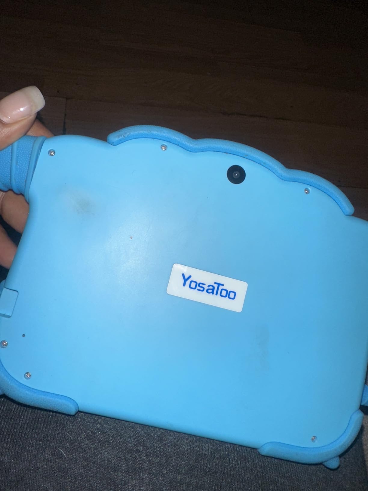 Kids Tablet 7 inch for Kids 3-7 32GB Toddler Tablets with Youtube Case WiFi Dual Camera, Android Learning Software Installed Parental Control Childrens Toddlers Tablet for Boys Girls Ages 3-12, Blue customer photo 2