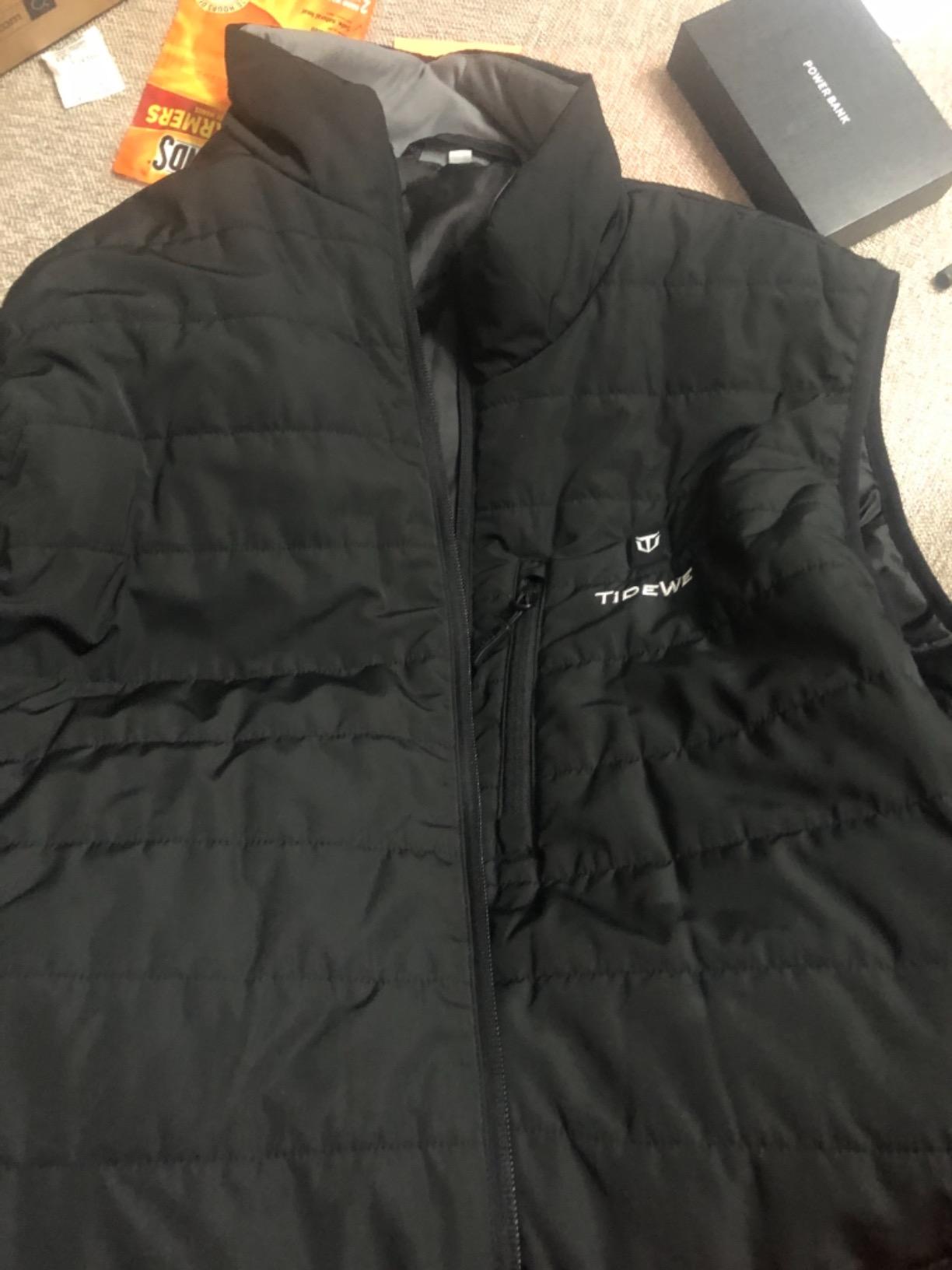 TIDEWE Men’s Heated Vest with Battery Pack, Lightweight Vest for Hunting/Hiking customer photo 2