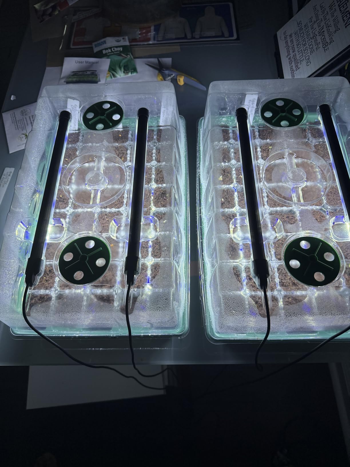 Sondiko Seed Starter Tray with Grow Light, 80 Cells Starter Kit customer photo 2