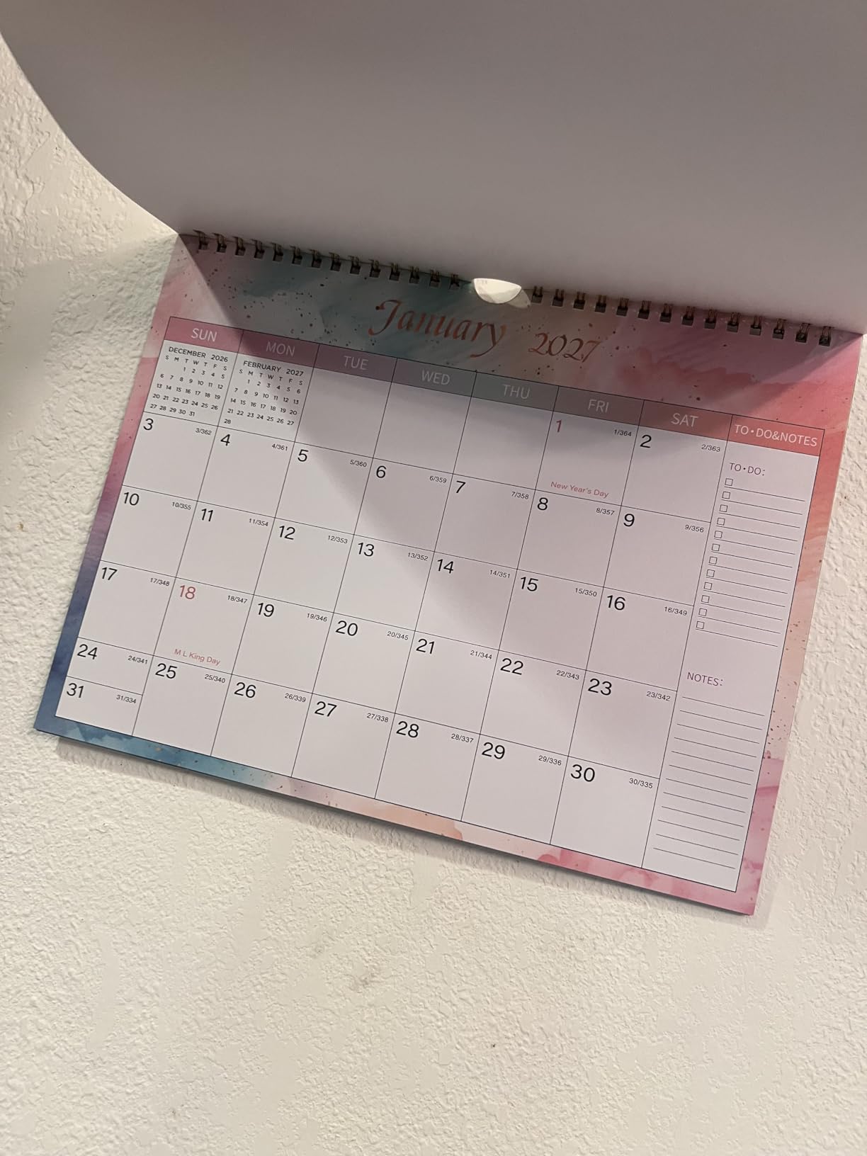 Lbylyhxc Calendar 2026-2027, Jul. 2026 to Dec. 2027, 18 Monthly, 11