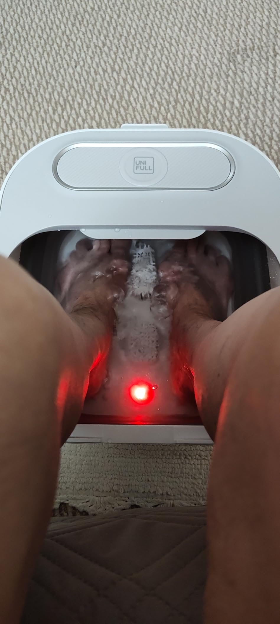 UNIFULL Collapsible Foot Spa Bath with Heat and Remote Control customer photo 2