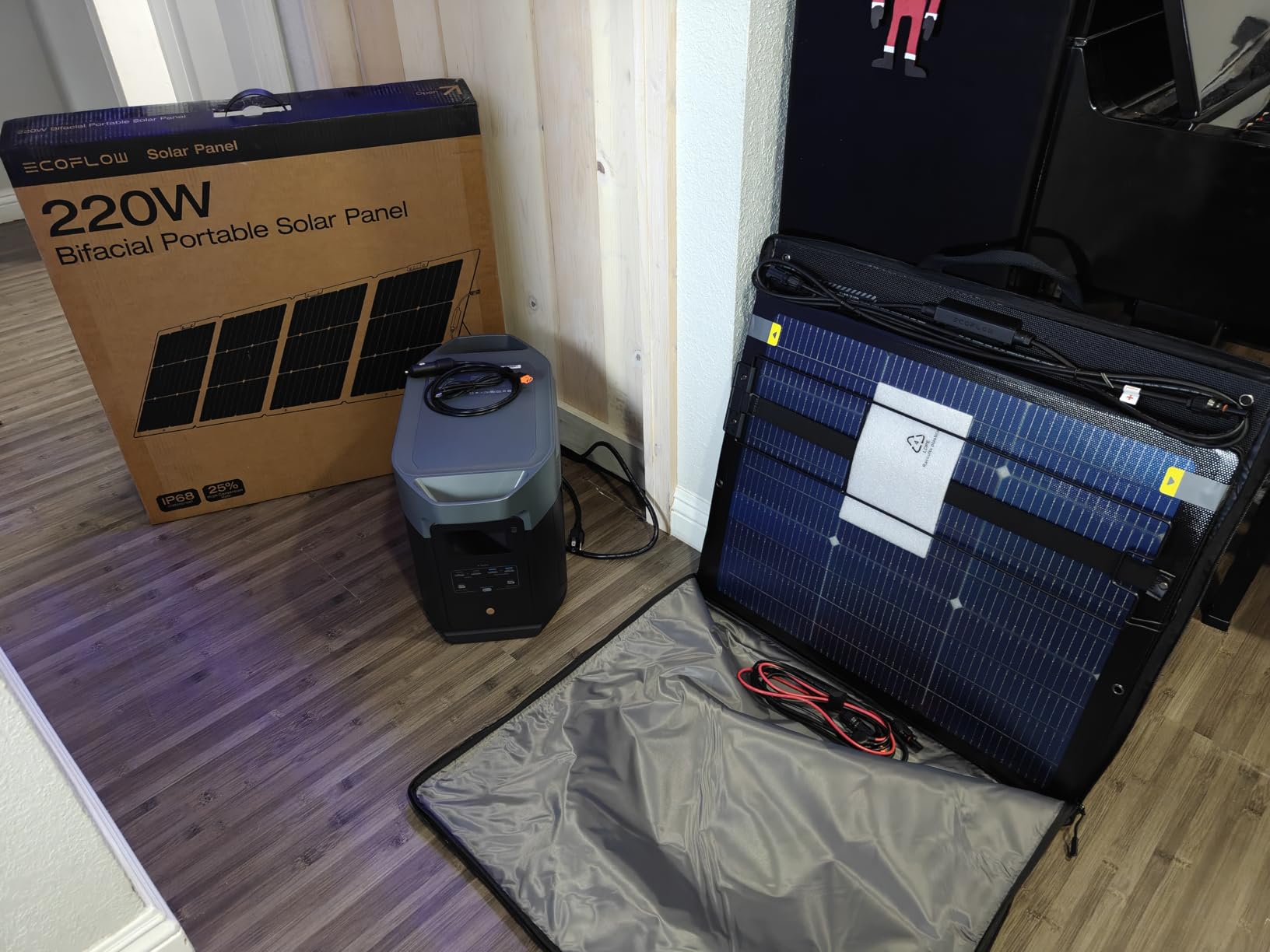 EF ECOFLOW DELTA 2 Max Solar Generator 2048Wh with 220W Solar Panel customer photo 2