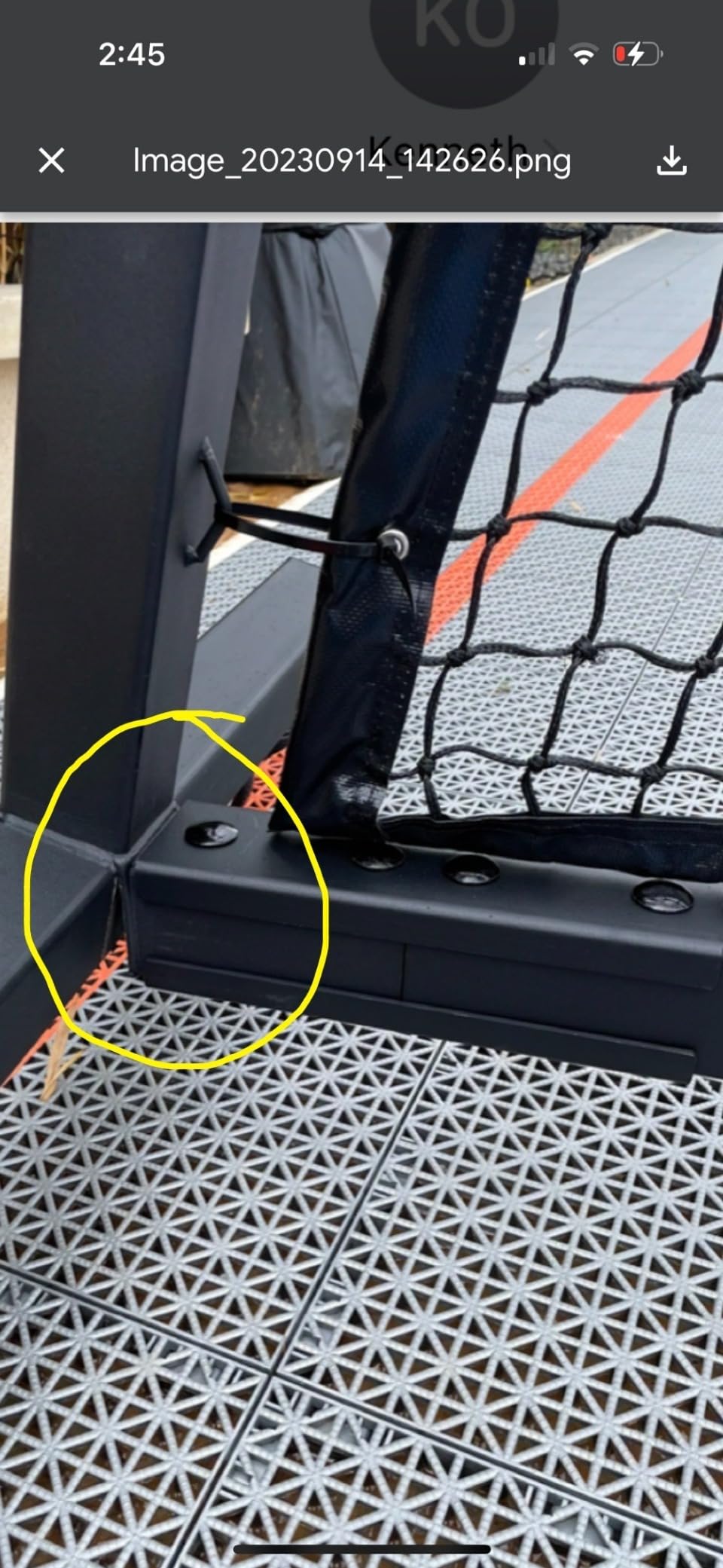 JOOLA Pro Pickleball Net - Portable Outdoor Pickleball Net System - Heavy Duty, Tournament Grade Net for Outside & Indoor Pickleball Courts - Regulation Height & Length customer photo 2