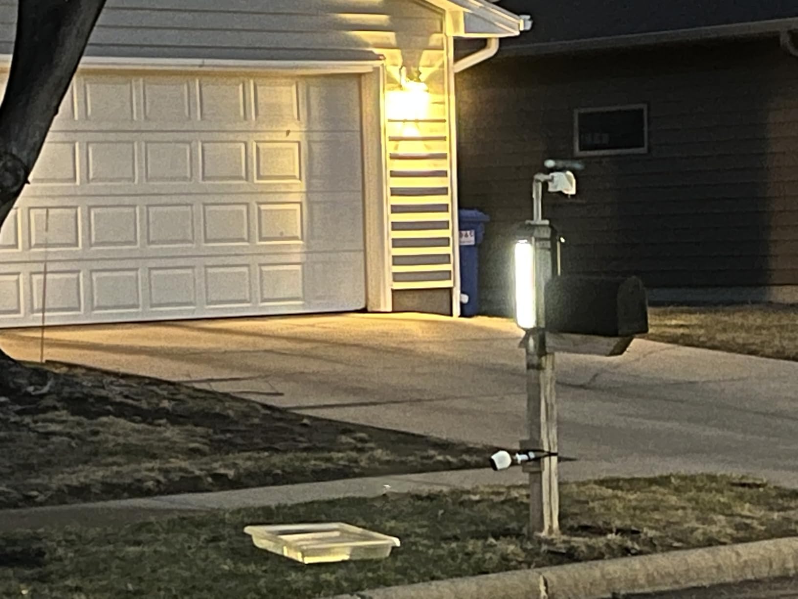 Solar Lighted Illuminated Address Sign, House Numbers for Outside Yard Home customer photo 1