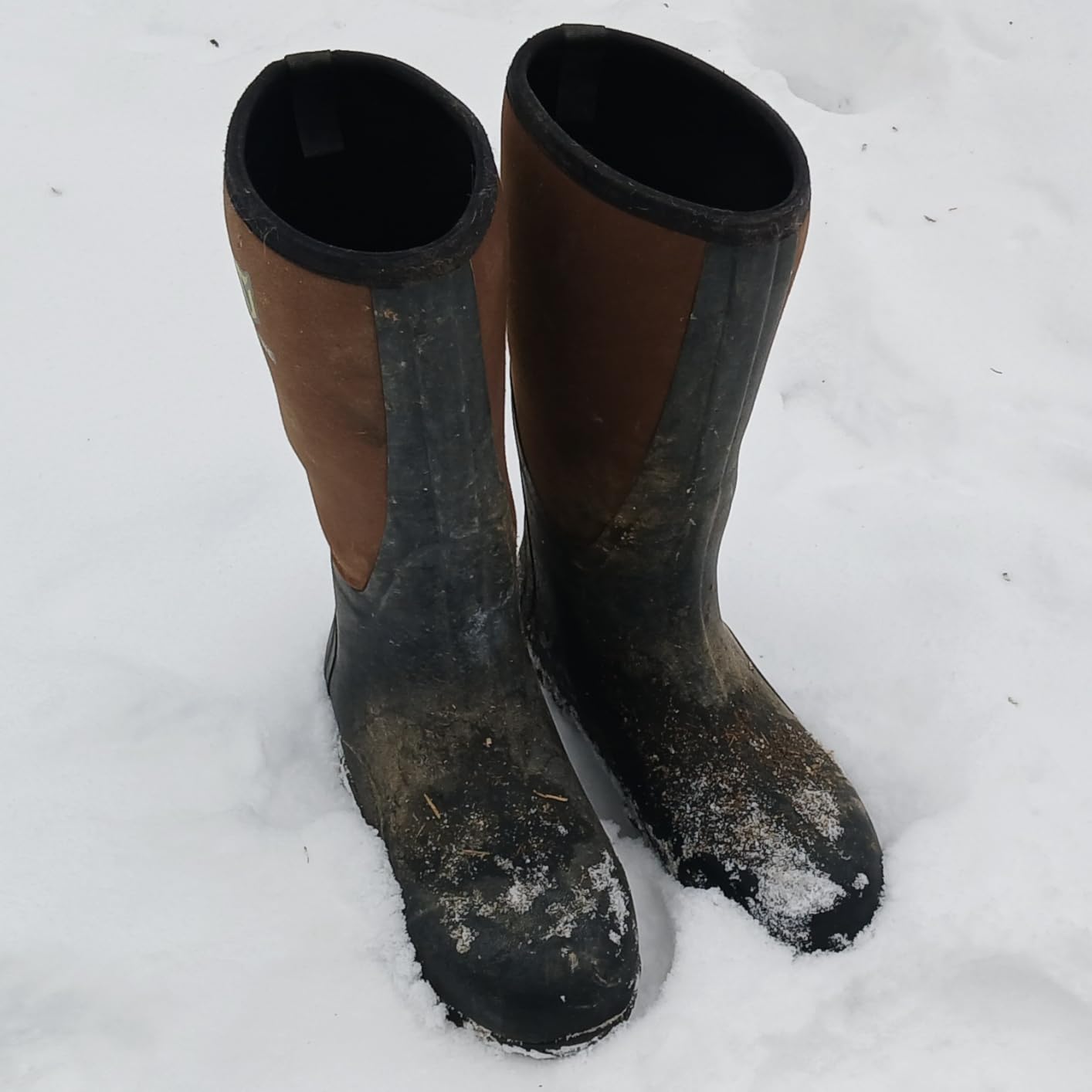TIDEWE Rubber Boots for Men, Waterproof Rain Boots with Steel Shank customer photo 2