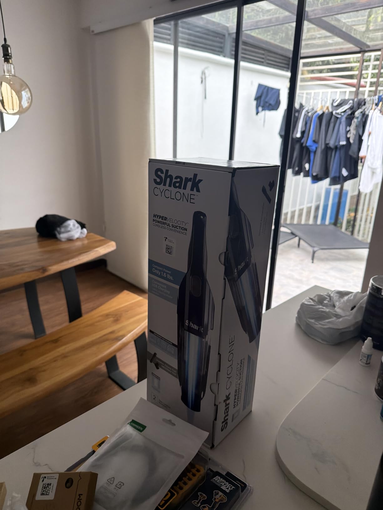 Shark Cyclone PET Handheld Vacuum, Navy Blue/Grey, CH701 | HyperVelocity Suction, Powerful Pet Hair, Home & Car Cleaning, Lightweight, Crevice Tool & Multi Surface Pet Tool customer photo 2