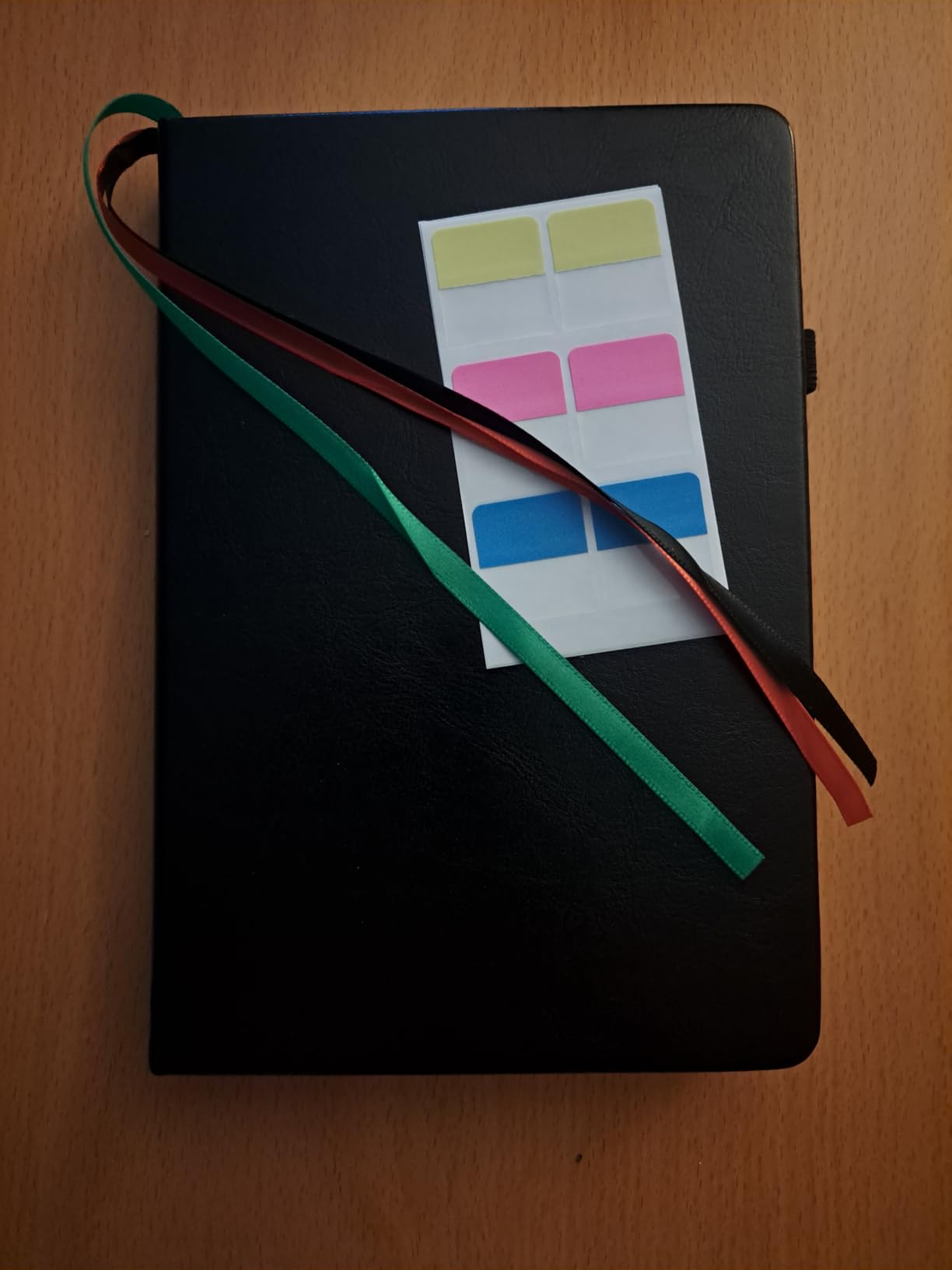 Hardcover Lined Notebook Journal for Writing, 320 Pages Leather Thick College Ruled Notebook Journal with 100GSM Paper, A5 (5.7'' X 8.4'') Daily Journal for Women Men Work Organization, Black customer photo 2