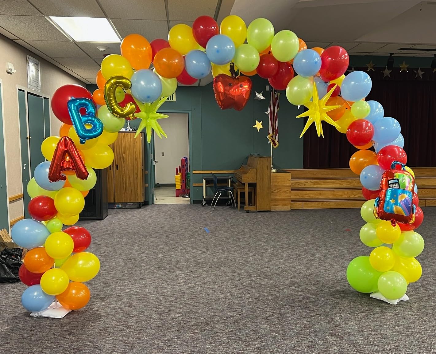 TekXYZ Balloon Arch Stand Kit, 10 x 7.5FT Adjustable Arch Frame for Party customer photo 1