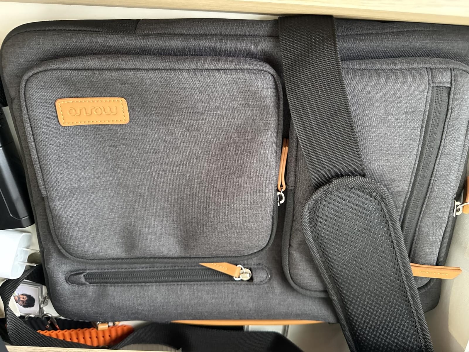 MOSISO 360 Protective Laptop Shoulder Bag, 15-16 inch Computer Bags customer photo 2
