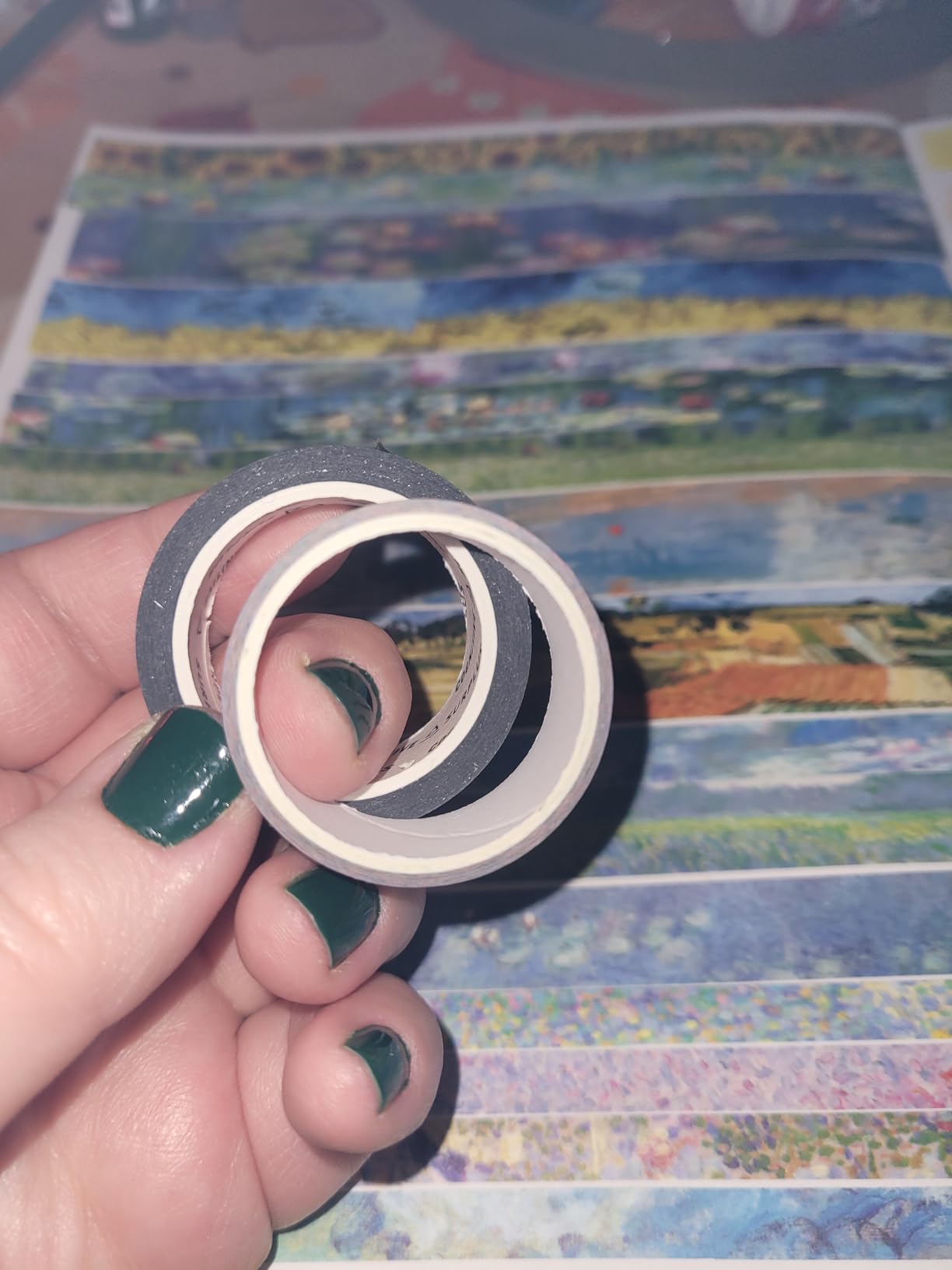 42 Rolls Vintage Washi Tape Set, Floral Letter Butterfly Mushroom Botanical Flower Writable Decorative Tapes for Scrapbooking , Junk Journal Supplies, Bullet Journaling 5-75mm Wide 9.84ft long/Roll customer photo 1