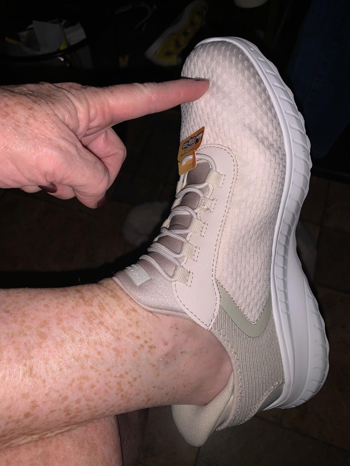 Skechers Women's Squad Chaos in Color Sneaker customer photo 2