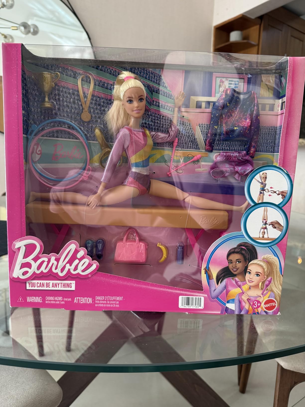 Barbie Gymnastics Doll & Accessories Playset customer photo 1