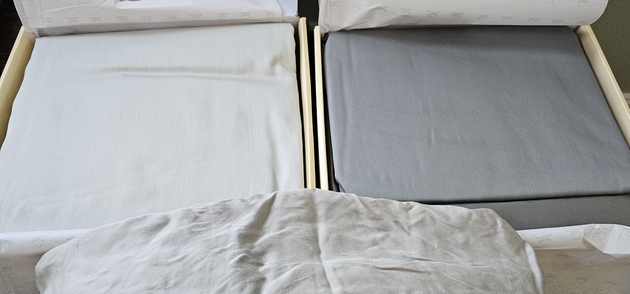 California Design Den 100% Egyptian Cotton King Size Sheets Set customer photo 2