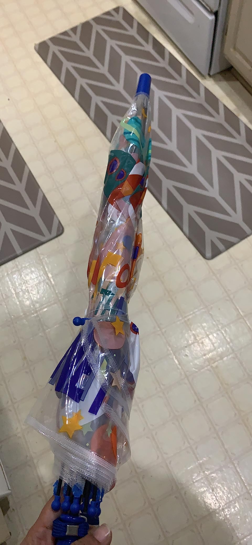 Kids Clear Bubble Umbrella, Toddler Rain Umbrella for Girls Boys customer photo 2