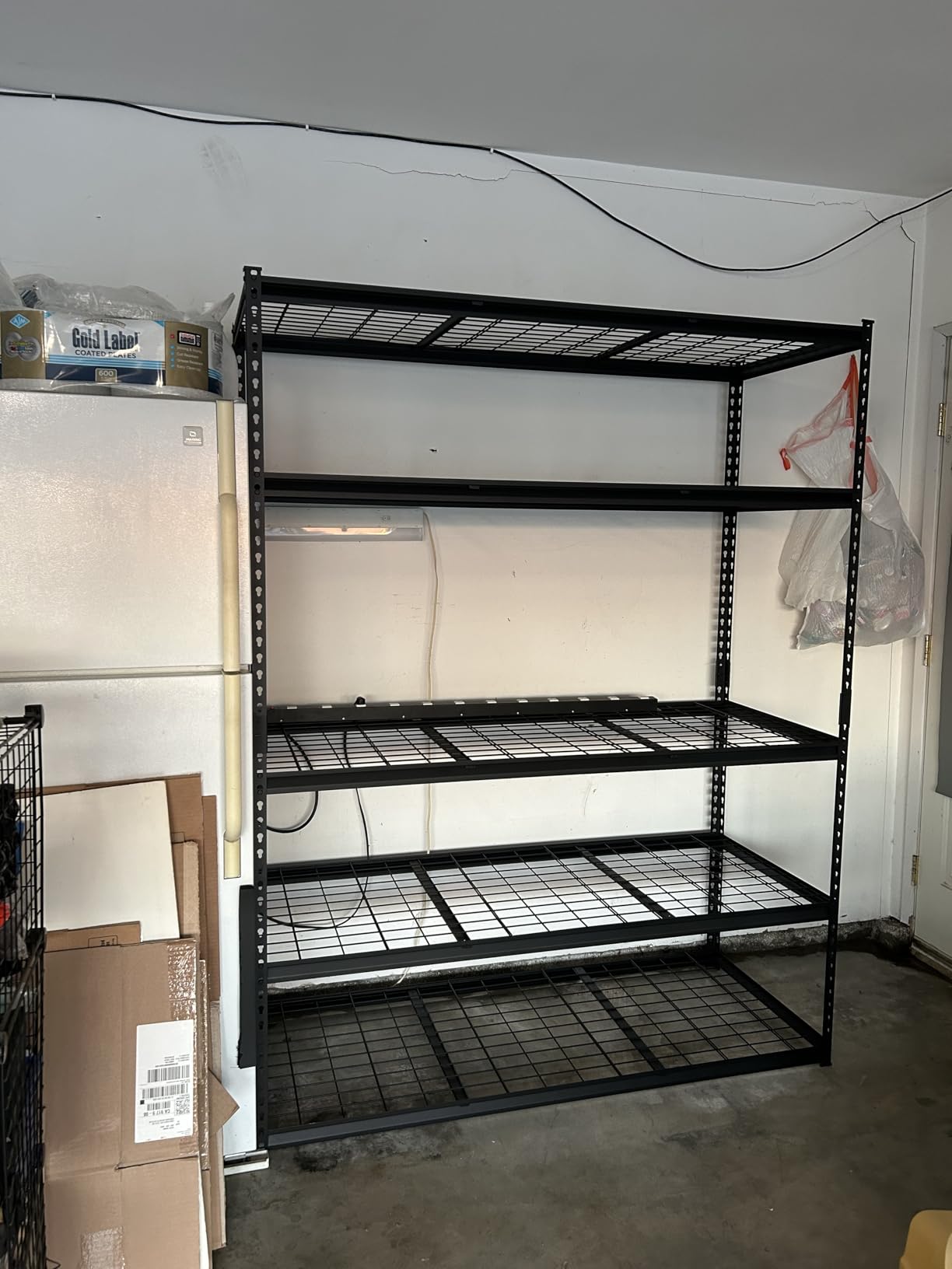 VEVOR Storage Shelving Unit 5-Tier Adjustable 2000 lbs Capacity 60
