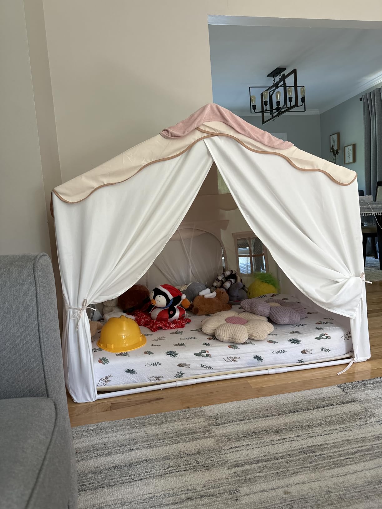besrey 2-in-1 Kids Play Tent, Indoor Tent with Double Doors customer photo 2