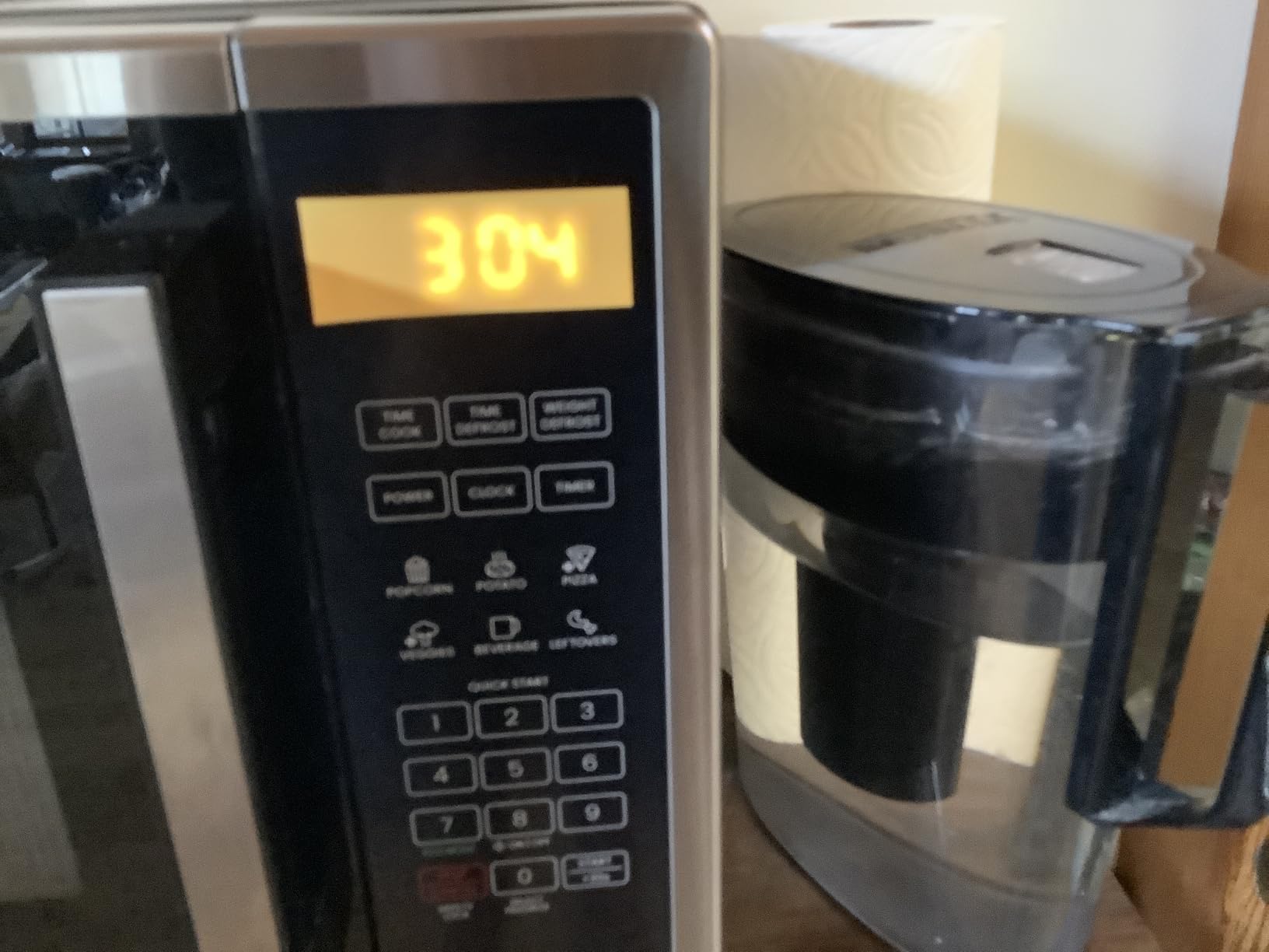 Chefman Countertop Microwave Oven 0.9 Cu. Ft. Digital Stainless Steel Microwave 900 Watt with 6 Presets, Eco Mode, Mute Option, Memory Function, Child Safety Lock, Kitchen, Home, Dorm Essentials customer photo 2