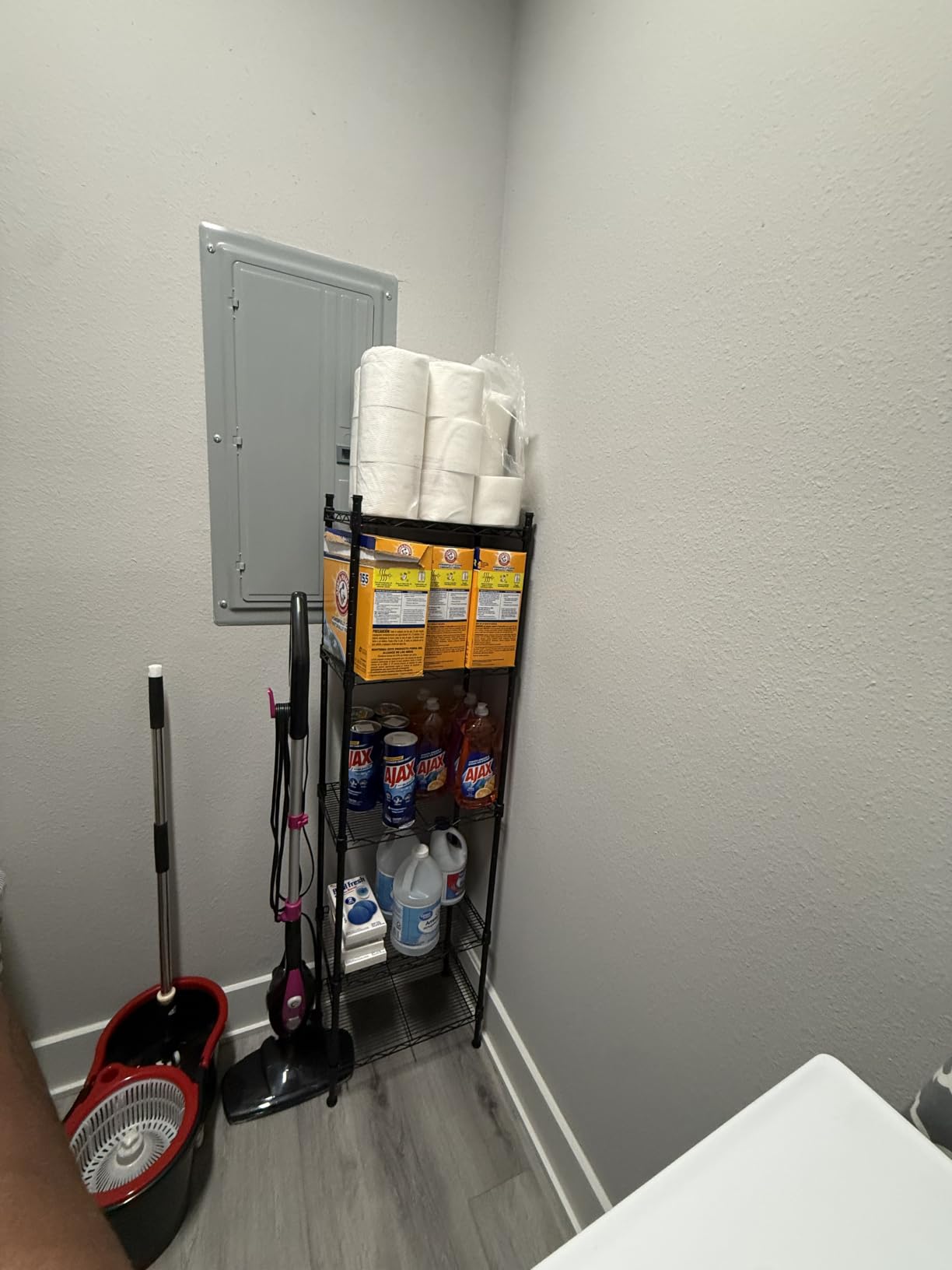 SINGAYE Metal Shelves Wire Shelving Storage Standing Adjustable Shelf Unit customer photo 2