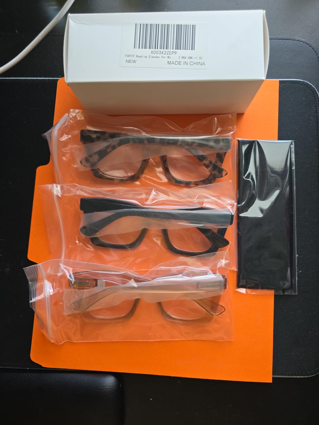 Stylish Readers for Women Reading Glasses with Blue Light Blocking and Spring Hinge customer photo 1
