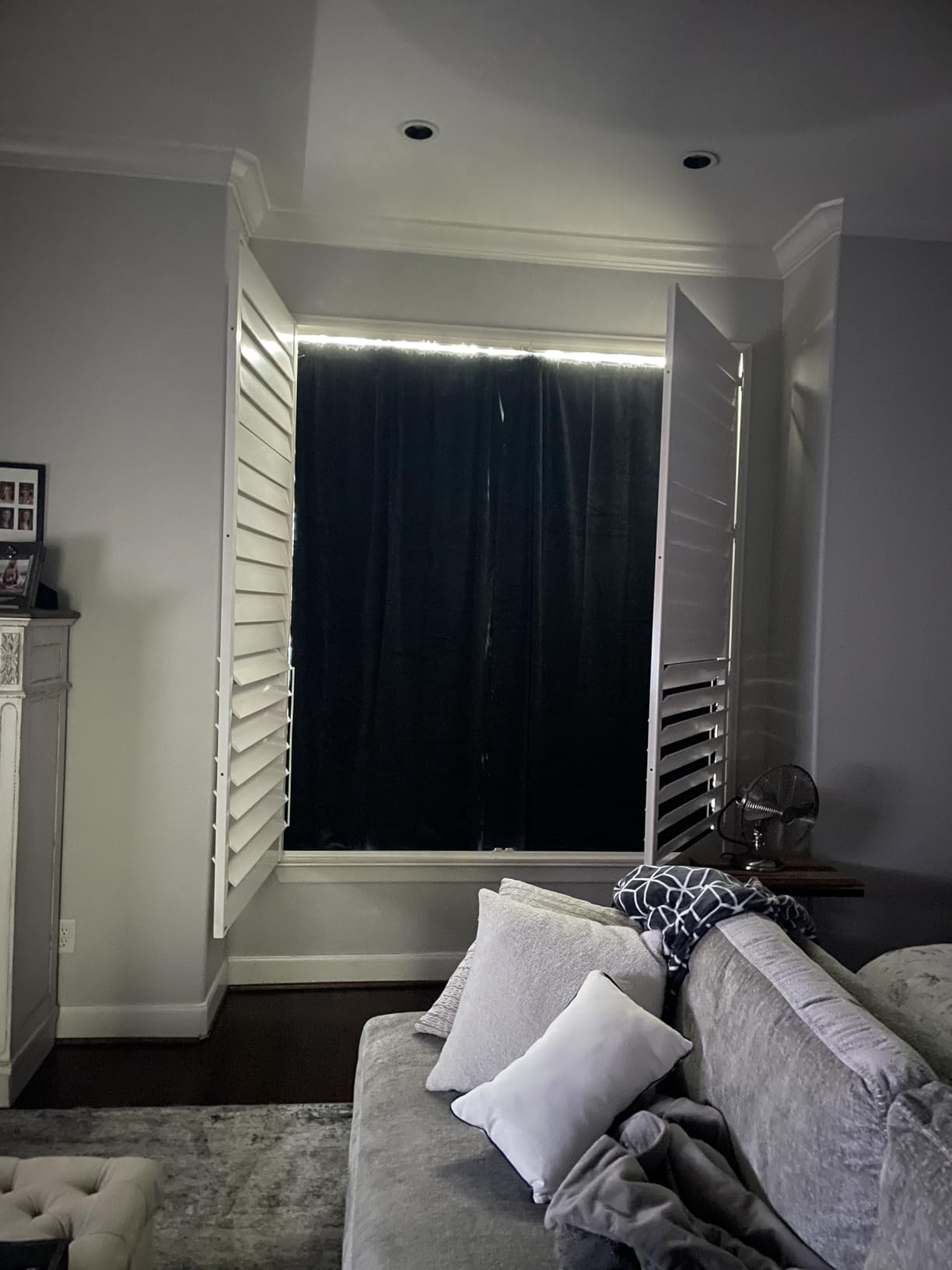 Joydeco Velvet Blackout Curtains 84 Inch Length 2 Panels, Black Out Curtains for Bedroom Living Room, Thermal Insulated Luxury Heavy Duty Drapes, Heat & Light Blocking, Back Tab & Rod Pocket, 52