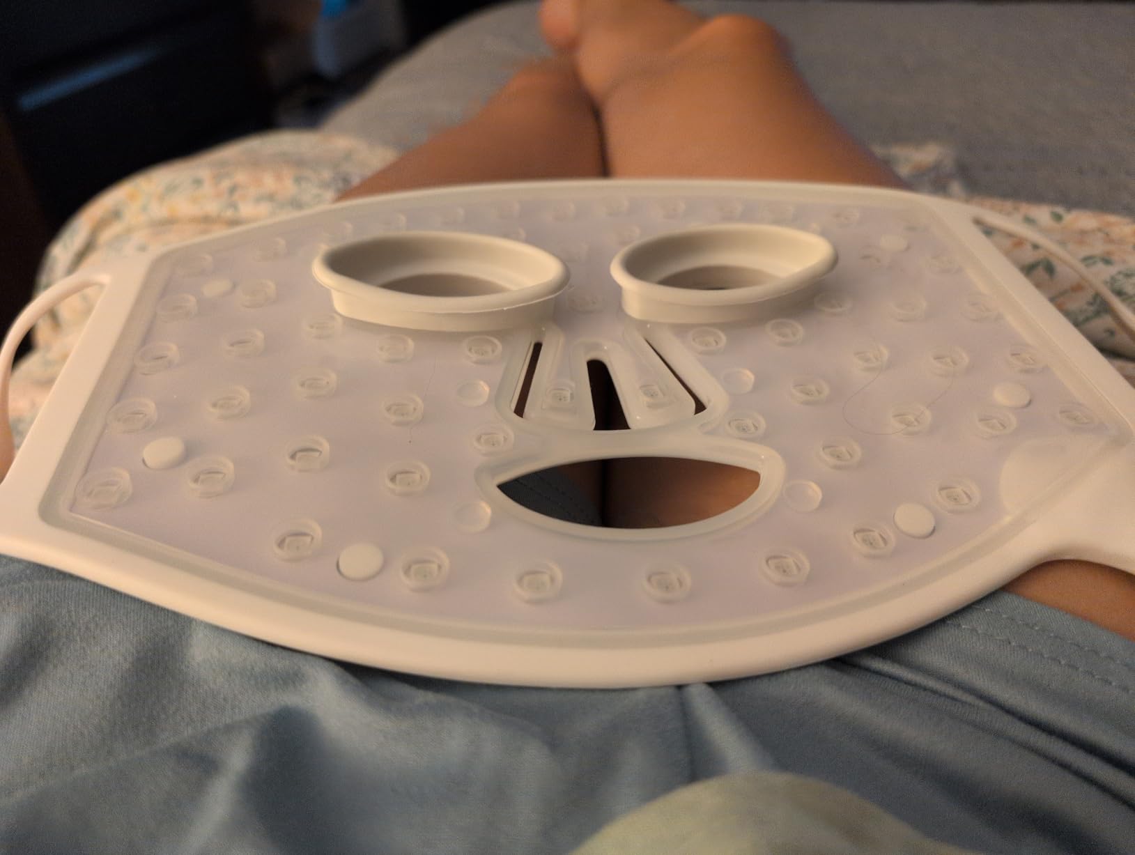 CurrentBody Skin Red Light Therapy Mask: Series 1 | LED Skincare Device | Anti-Aging, Reduce wrinkles, Even skin tone, All skin types, Hands-free, Wireless, 10-min session, 3-5 times weekly customer photo 2
