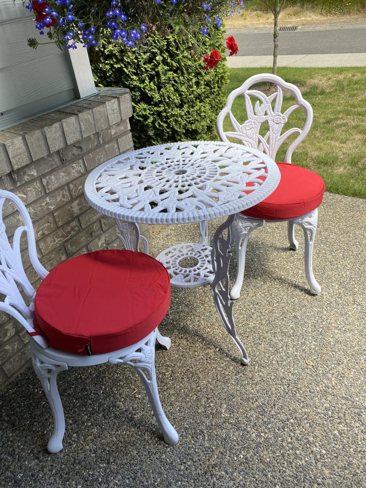 idee-home Outdoor Chair Cushions Set of 4, 19 x 19 Outdoor Seat Cushions customer photo 1