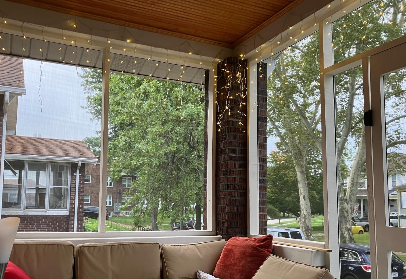 Icicle Christmas Lights Outdoor, 132ft 1280 LED Icicle Lights for Outside, Plug in Twinkle Lights Indoor with 8 Modes Timer Waterproof for House Holiday Decor Wedding Christmas Decorations, Warm White customer photo 2