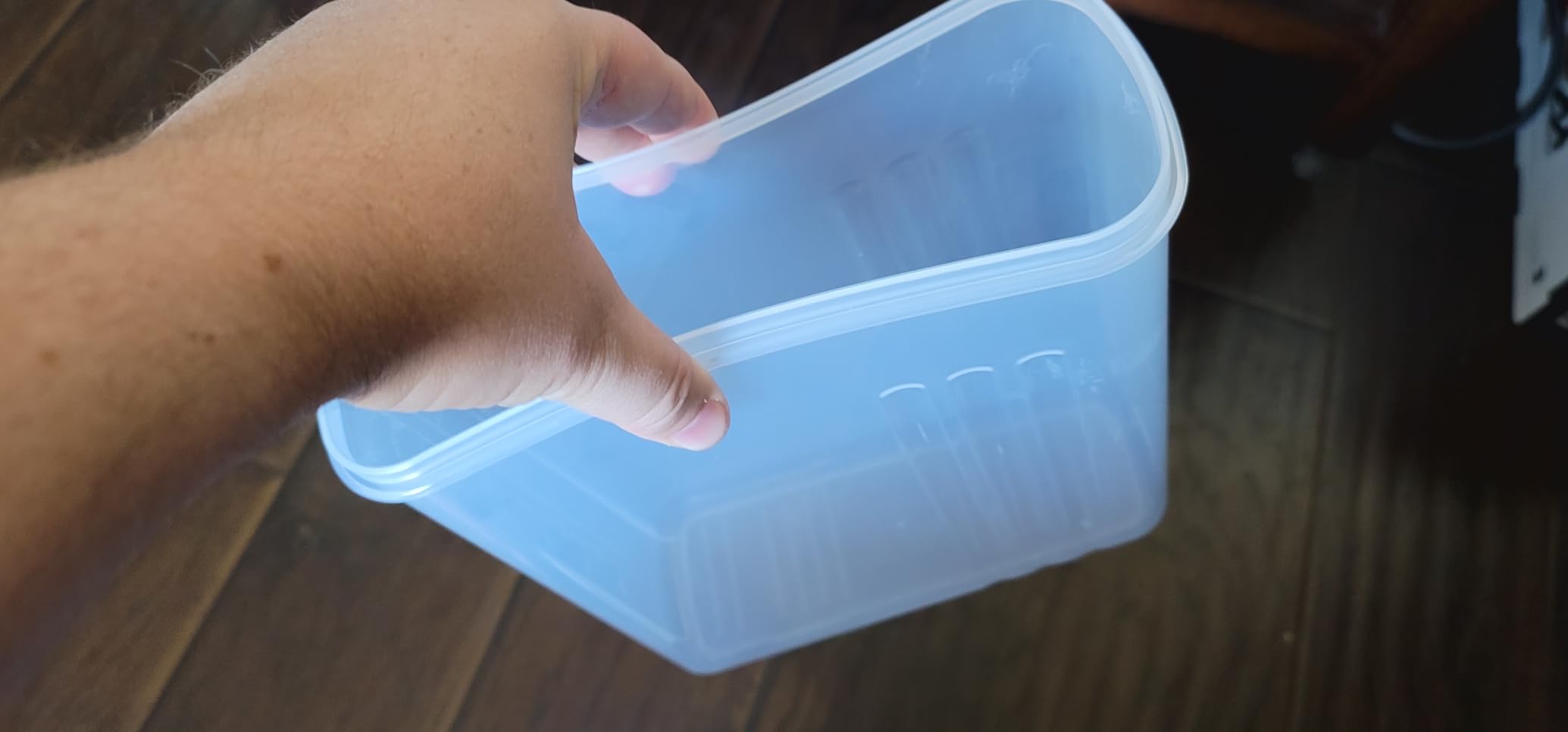 Skroam 4PCS Cereal Containers Storage [4L/135.2 oz], Airtight Food Storage Containers with Pour Spout for Kitchen & Pantry Organization Storage, Plastic Cereal Dispensers, Measuring Cup & 20 Labels customer photo 1
