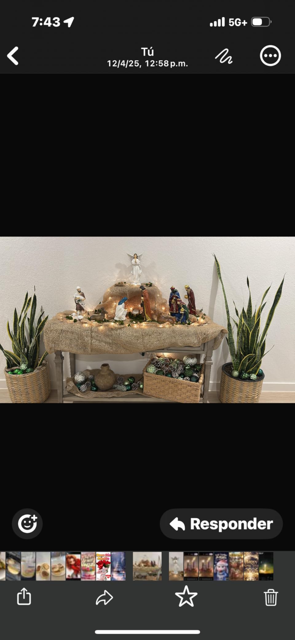 BESBLEE Nativity Sets for Christmas Indoor Set of 13 Pieces 5.9 Inches customer photo 2