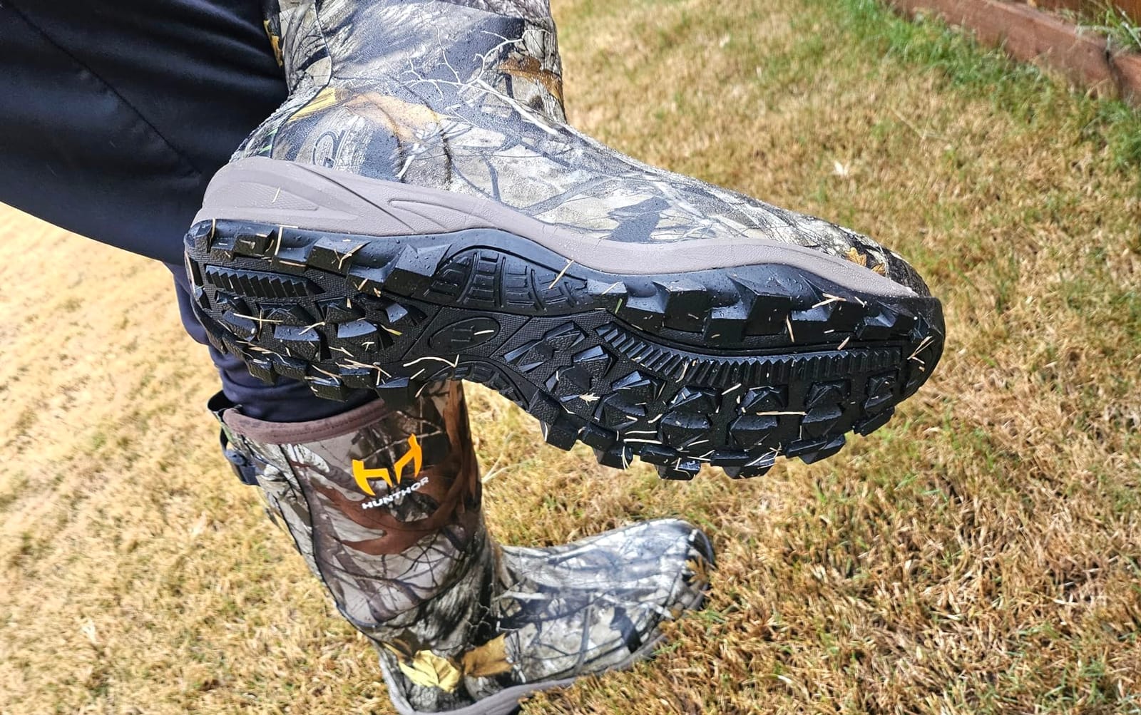 Hunting Boots for Men, Waterproof Insulated 6mm Neoprene Rubber Boots for Hunting and Outdoor Activities (Camo) customer photo 2